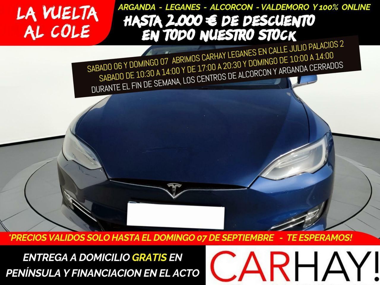 TESLA Model 3 (100D 4WD berlina con portón 345KW 5P) en Madrid