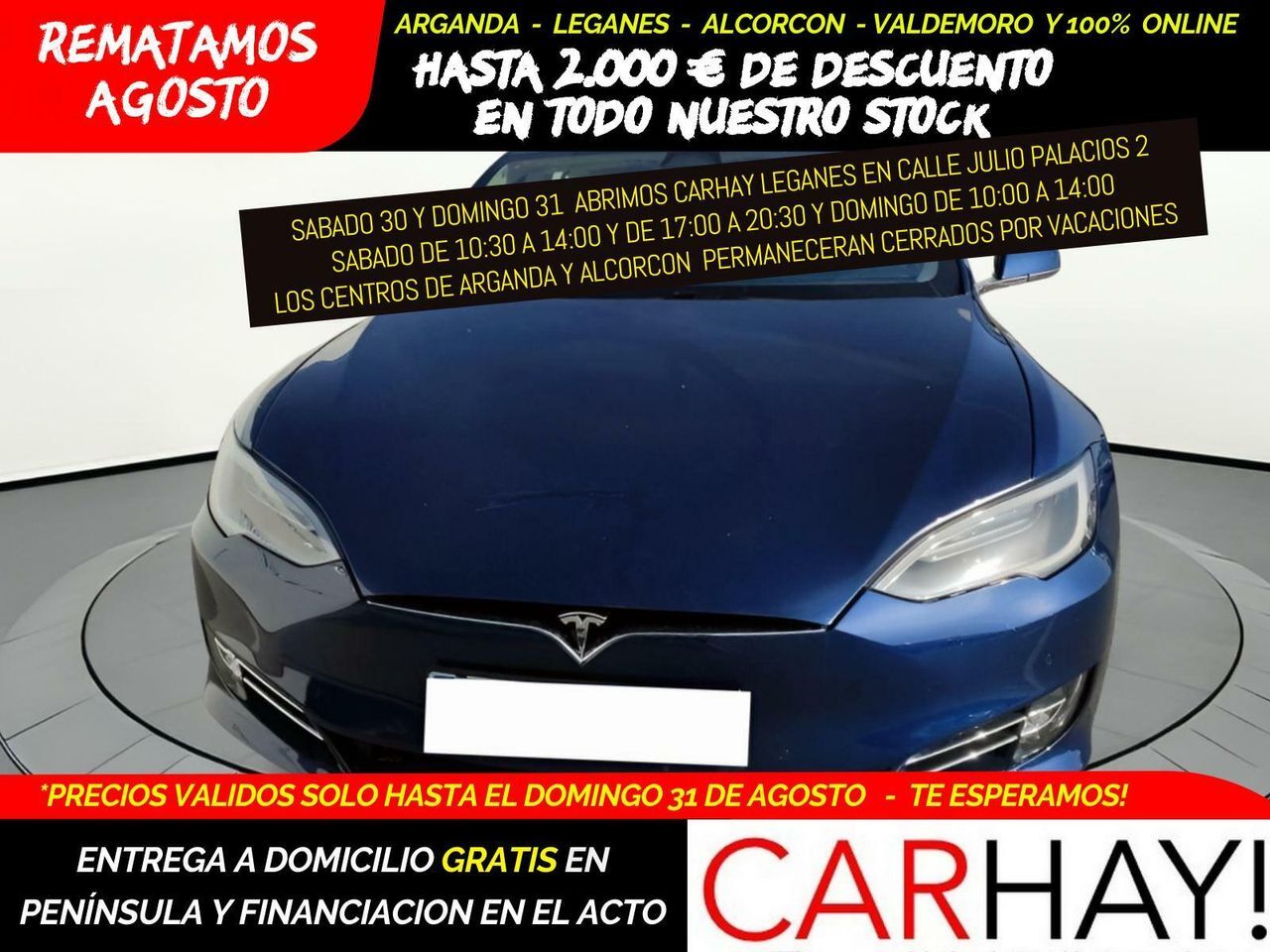 TESLA Model 3 (100D 4WD berlina con portón 345KW 5P) en Madrid
