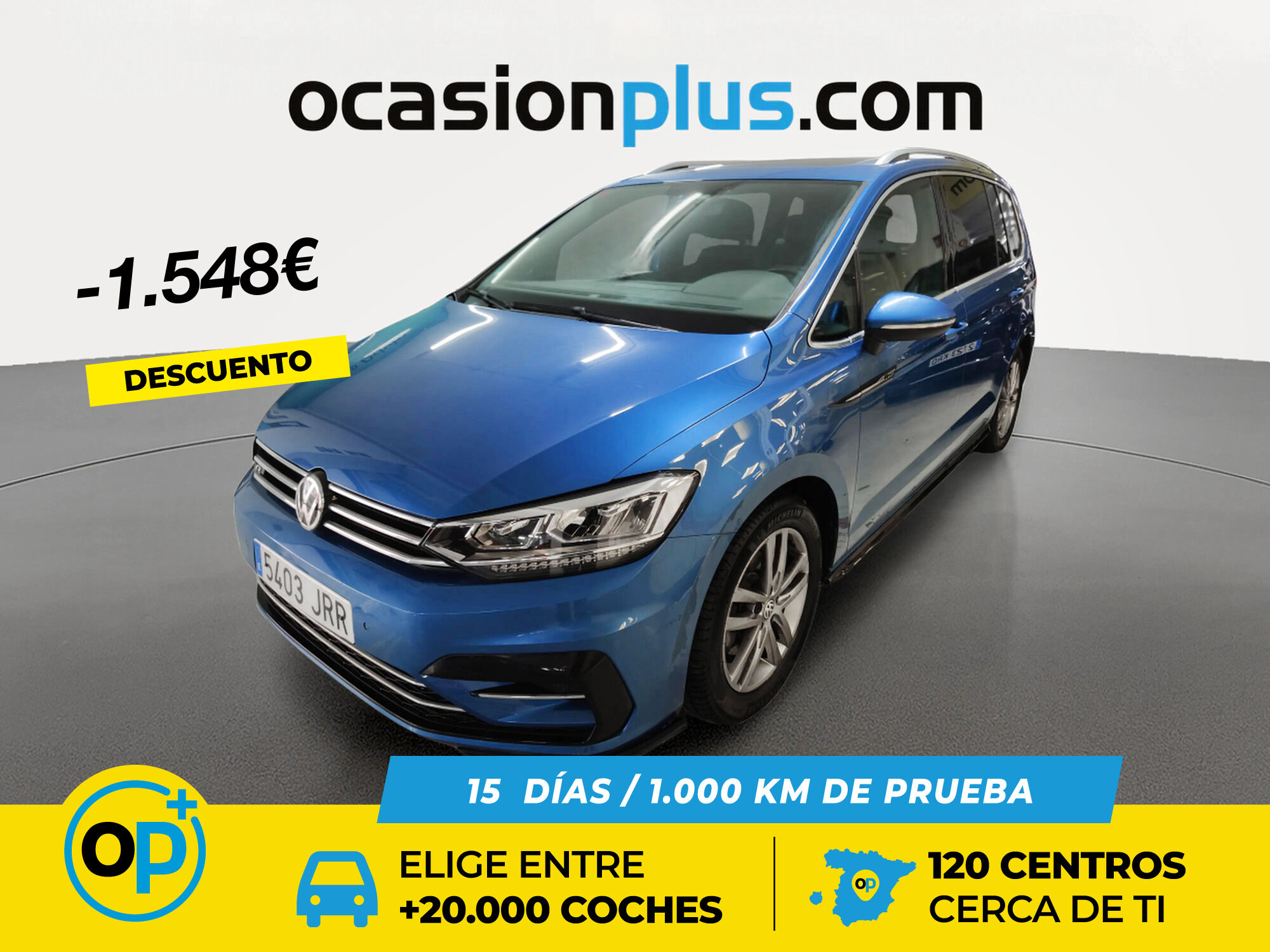 VOLKSWAGEN Touran (Sport 2.0 TDI BMT 110 kW (150 CV)) en Madrid