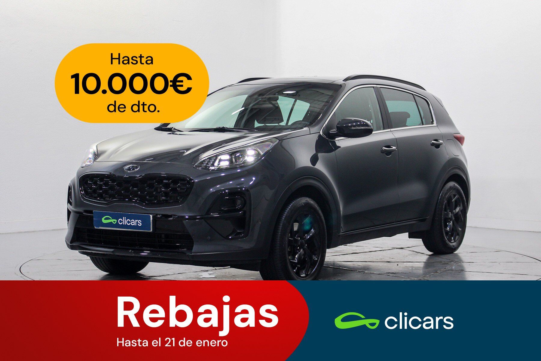 KIA Sportage (Sportage 1.6 MHEV Black Edition 4x2 136) en Madrid
