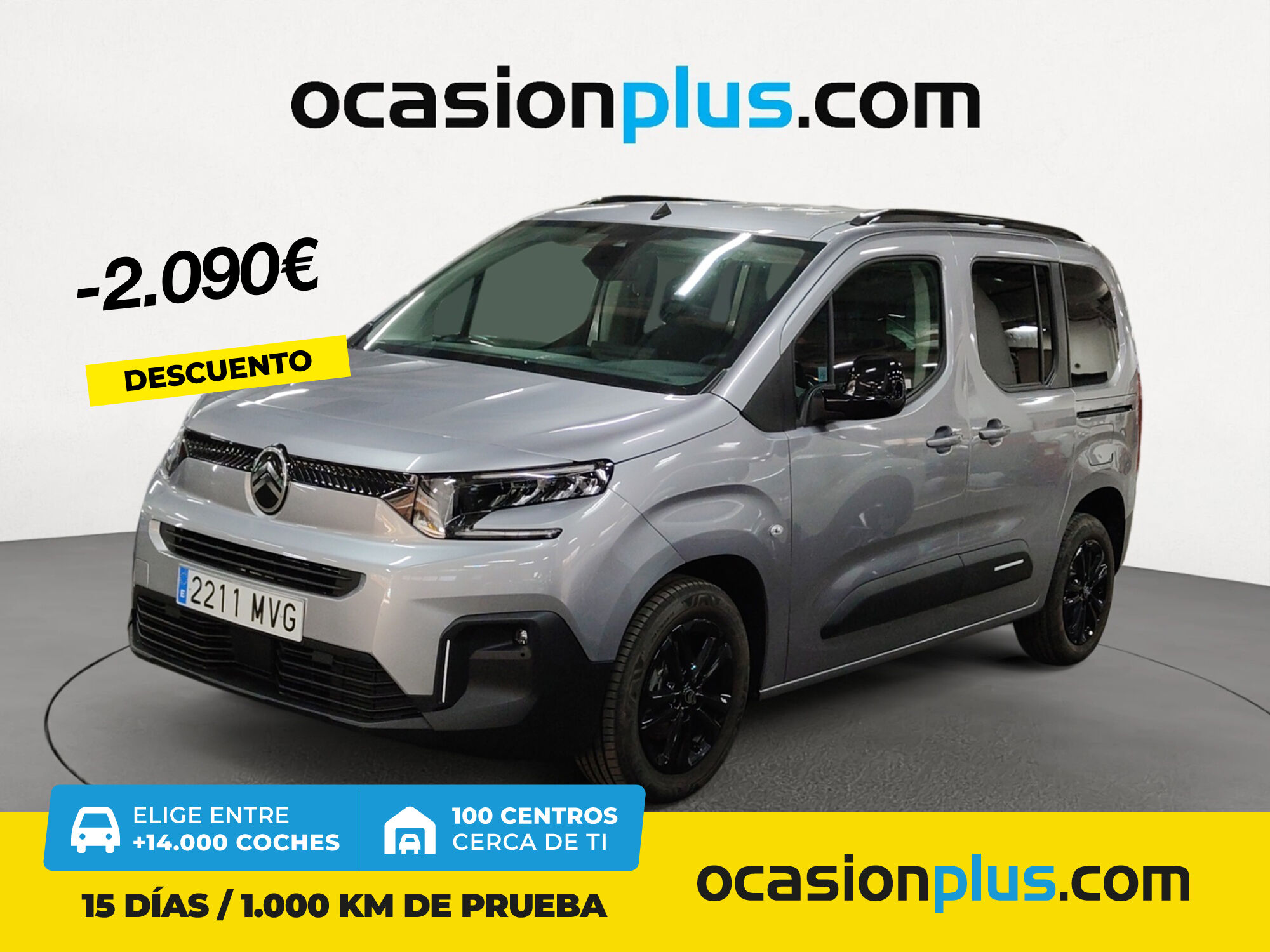 CITROEN Berlingo (BlueHDi 100 S&S Plus Talla M 75 kW (102 CV)) en Madrid