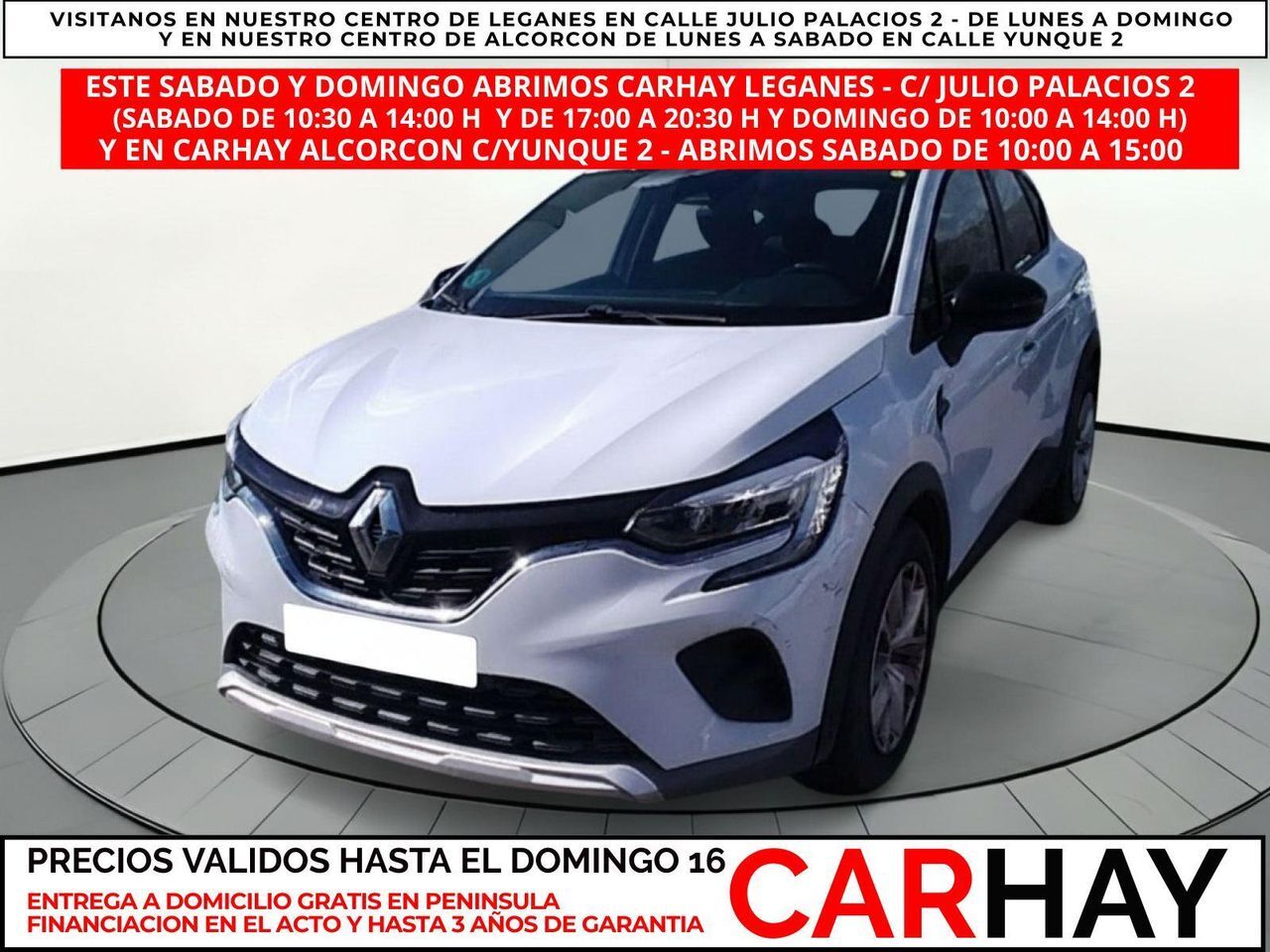 RENAULT Captur (Intens TCe 74kW (100CV) GLP) en Madrid