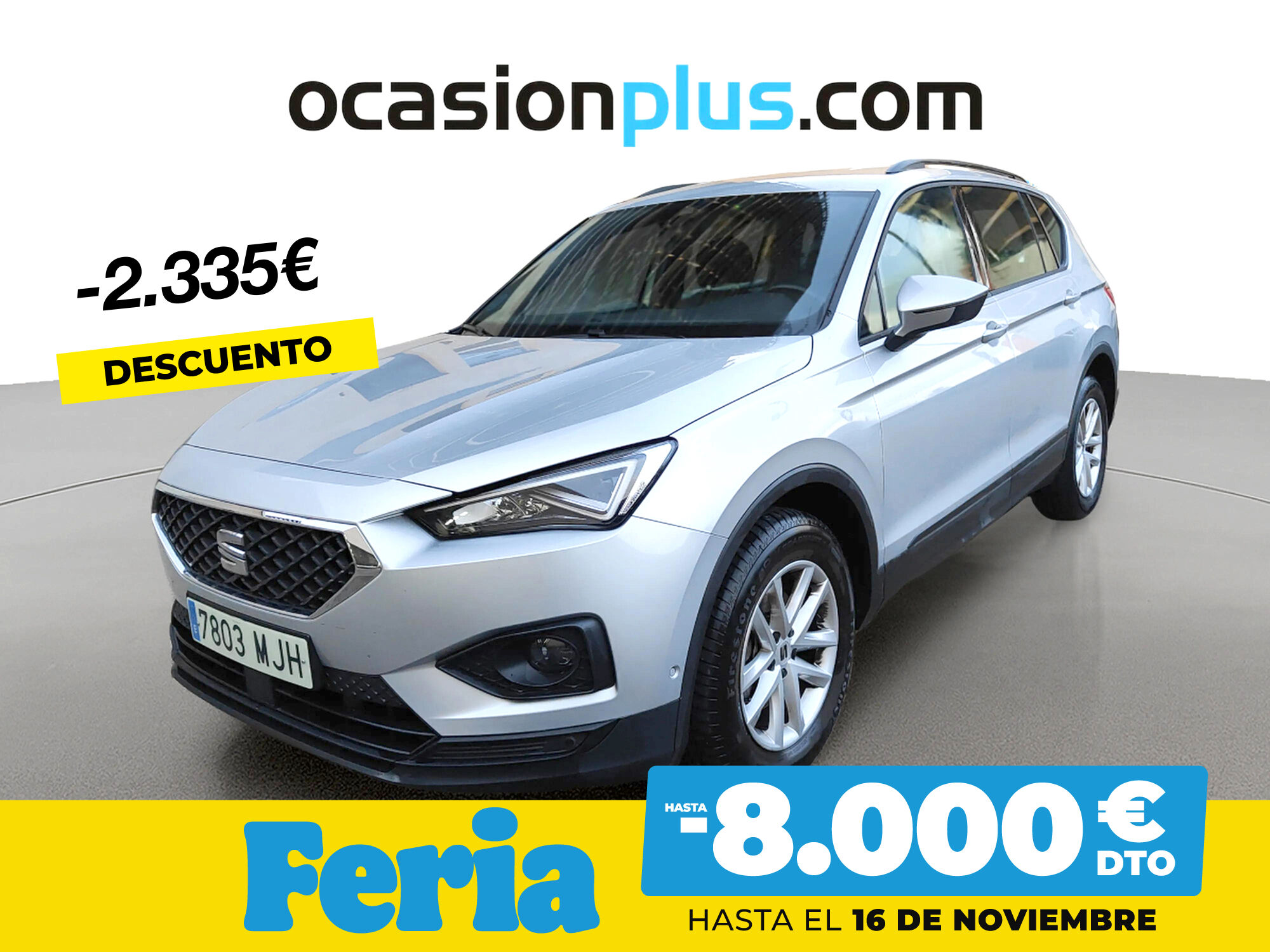 SEAT Tarraco (1.5 TSI S&S Style XL DSG 110 kW (150 CV)) en Madrid