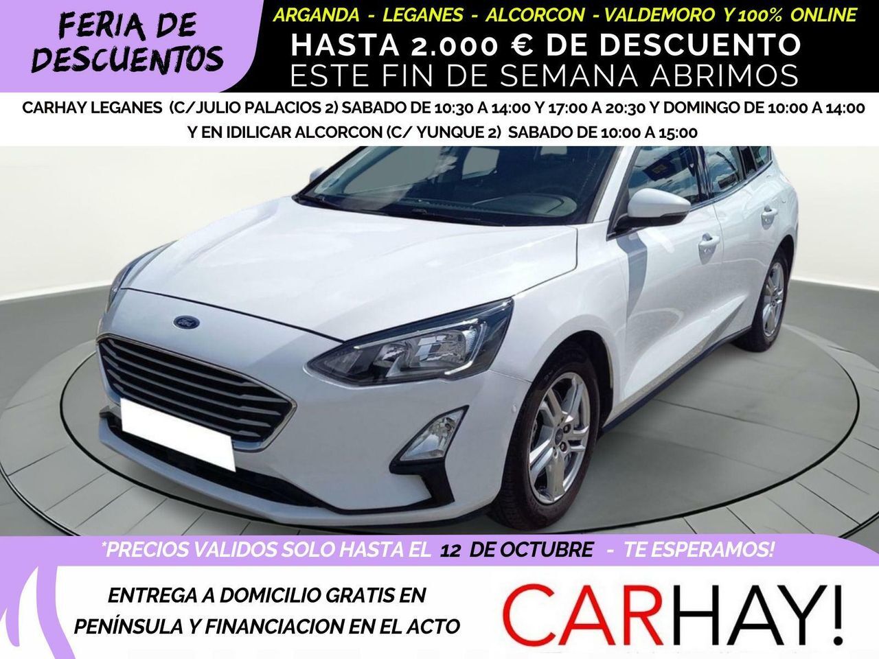 FORD Focus (1.0 Ecoboost MHEV 92kW Trend+ SB) en Madrid