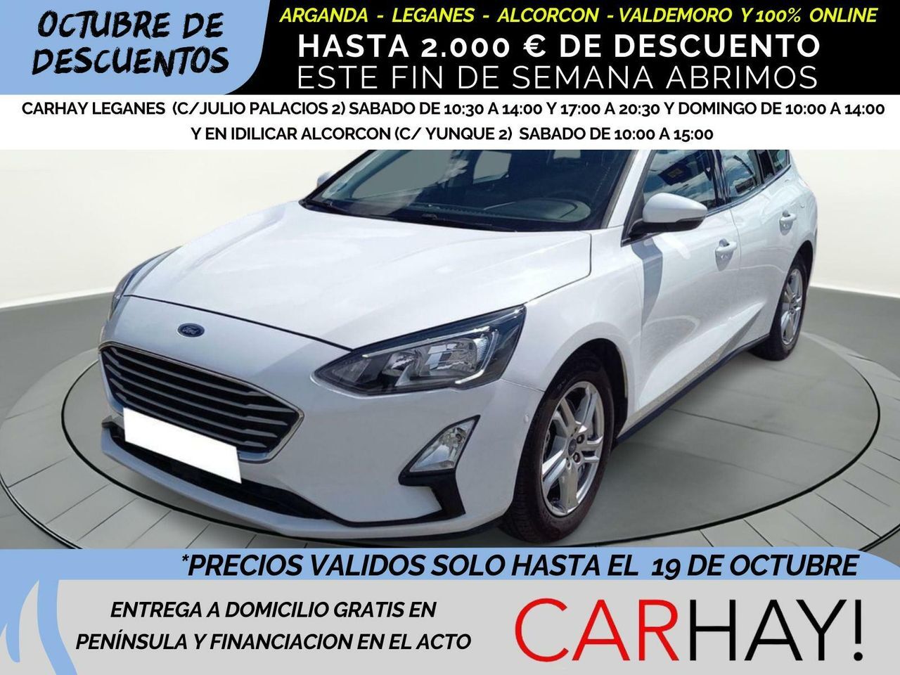 FORD Focus (1.0 Ecoboost MHEV 92kW Trend+ SB) en Madrid
