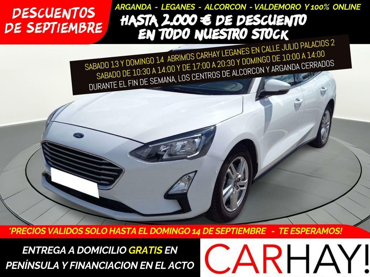 FORD Focus (1.0 Ecoboost MHEV 92kW Trend+ SB) en Madrid
