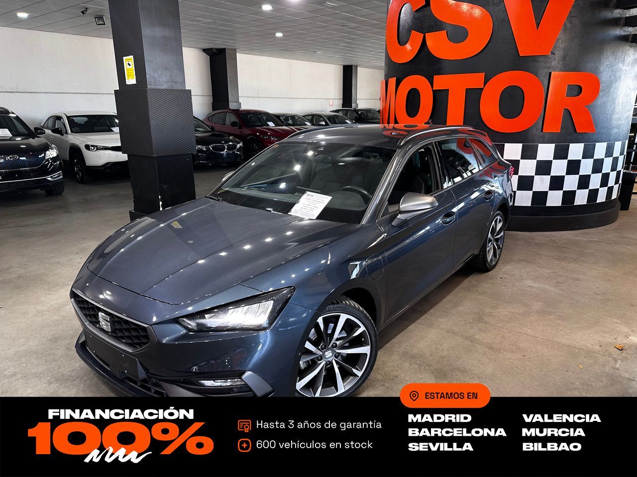 SEAT León (SP 1.4 e-Hybrid DSG S&S FR) en Madrid
