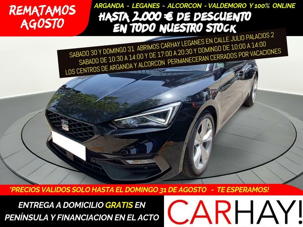 SEAT León (1.0 TSI 110 FR Winter Comort Drive&Park) en Madrid