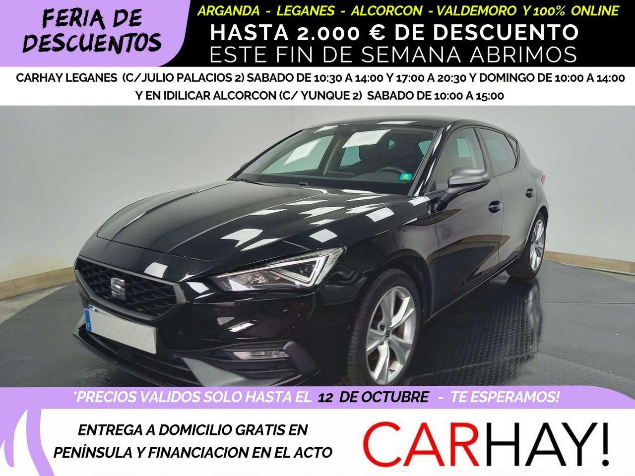 SEAT León (1.0 TSI 110 FR Winter Comort Drive&Park) en Madrid
