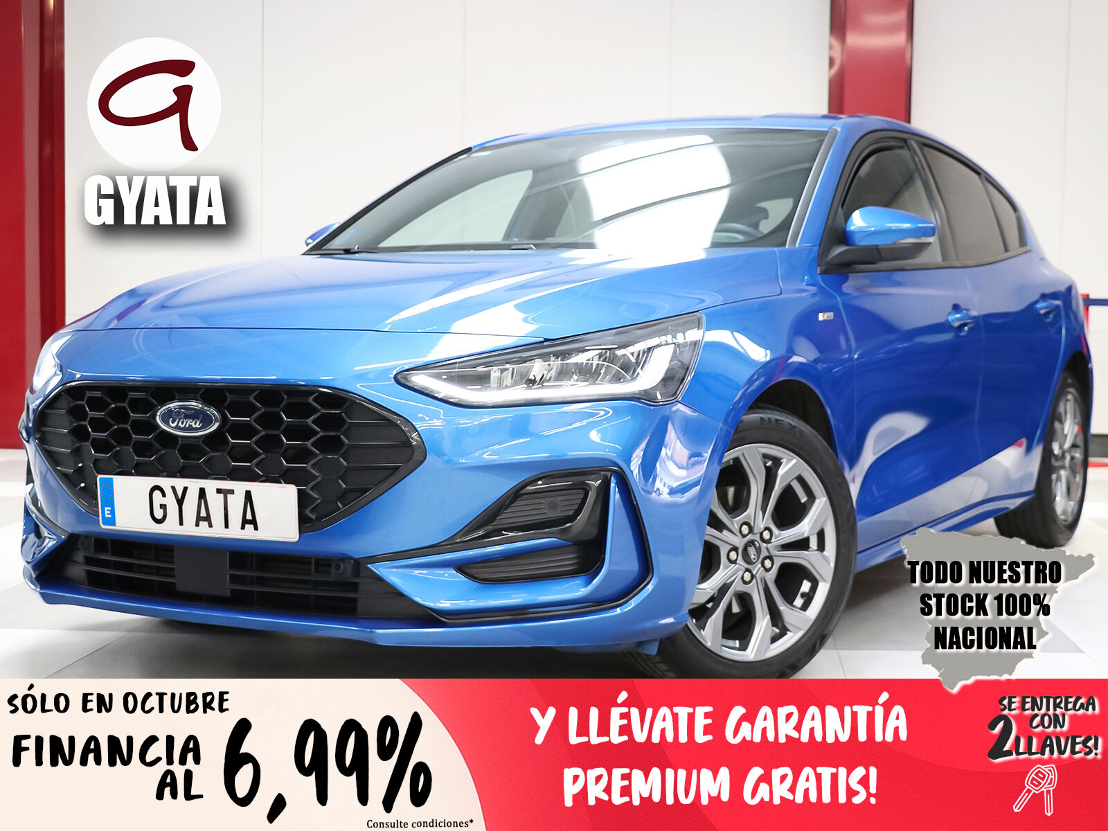 FORD Focus (1.0 Ecoboost MHEV ST-Line Style 92 kW (125 CV)) en Madrid