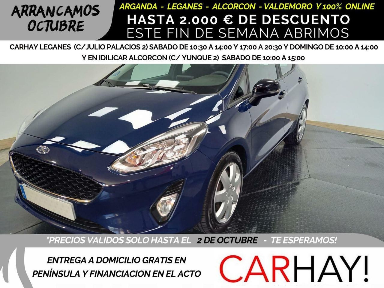FORD Fiesta (1.0 ECOBOOST MHEV 92KW (125CV) TREND 5P) en Madrid
