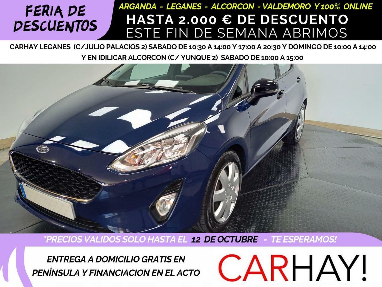 FORD Fiesta (1.0 ECOBOOST MHEV 92KW (125CV) TREND 5P) en Madrid