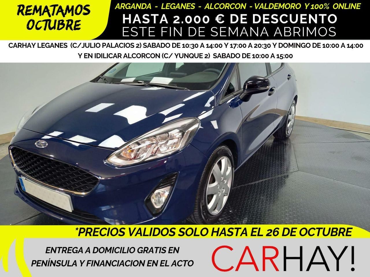 FORD Fiesta (1.0 ECOBOOST MHEV 92KW (125CV) TREND 5P) en Madrid