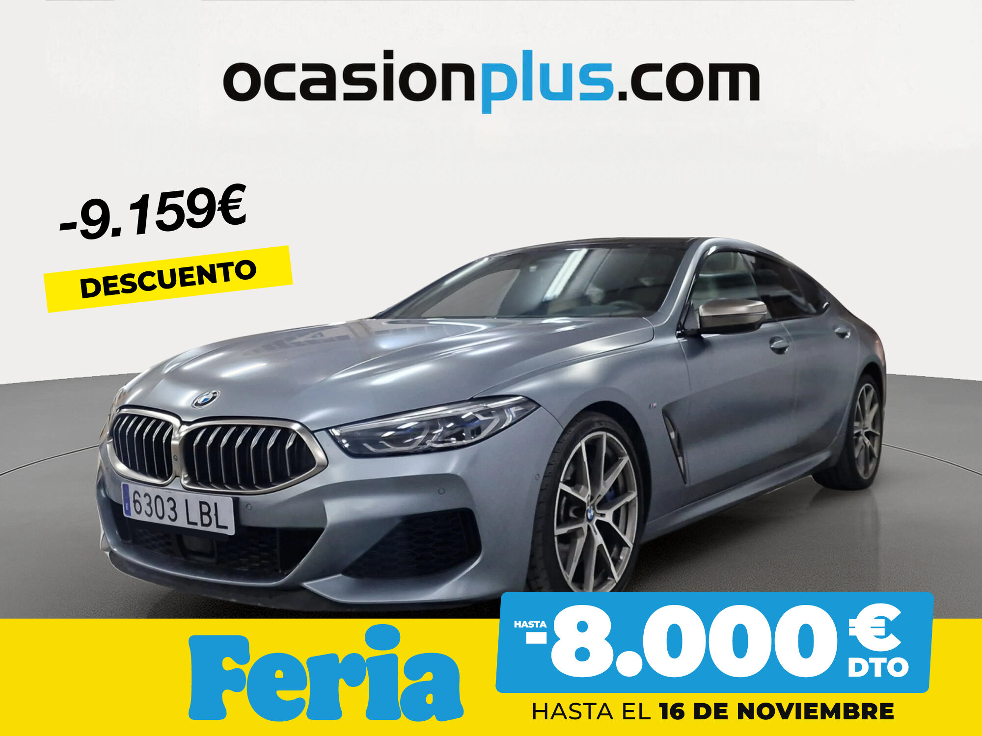 BMW Serie 8 (M850i xDrive Gran Coupe 390 kW (530 CV)) en Madrid