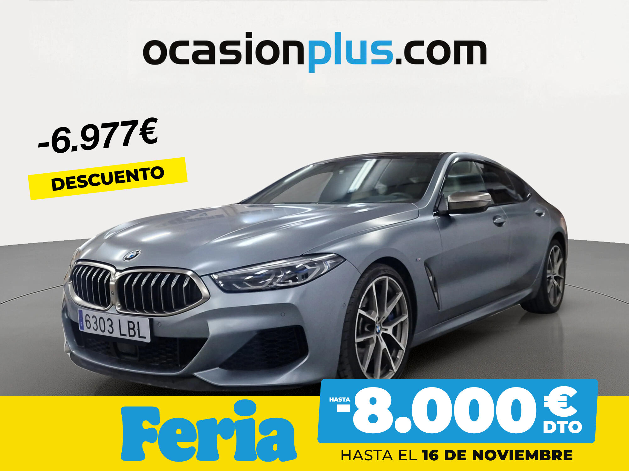 BMW Serie 8 (M850i xDrive Gran Coupe 390 kW (530 CV)) en Madrid