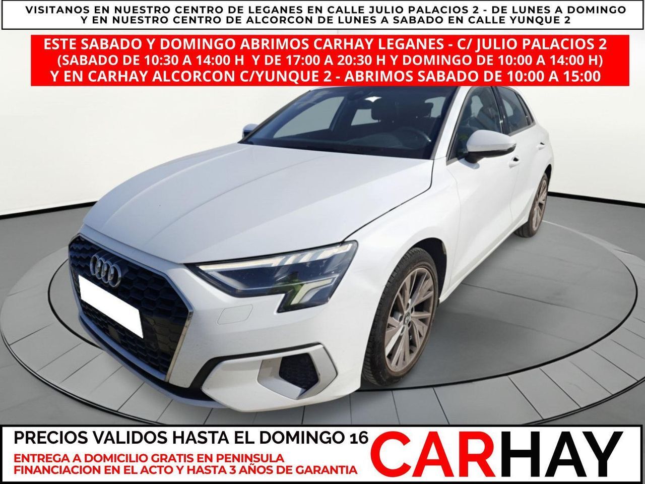 AUDI A3 (SPORTBACK ADVANCED 30 TFSI 81KW S TRONIC) en Madrid