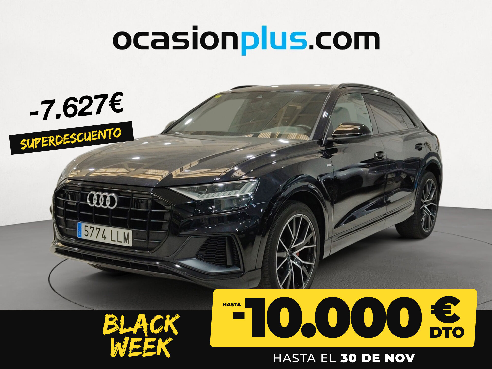 AUDI Q8 (Black line 50 TDI quattro 210 kW (286 CV) tiptronic) en Madrid