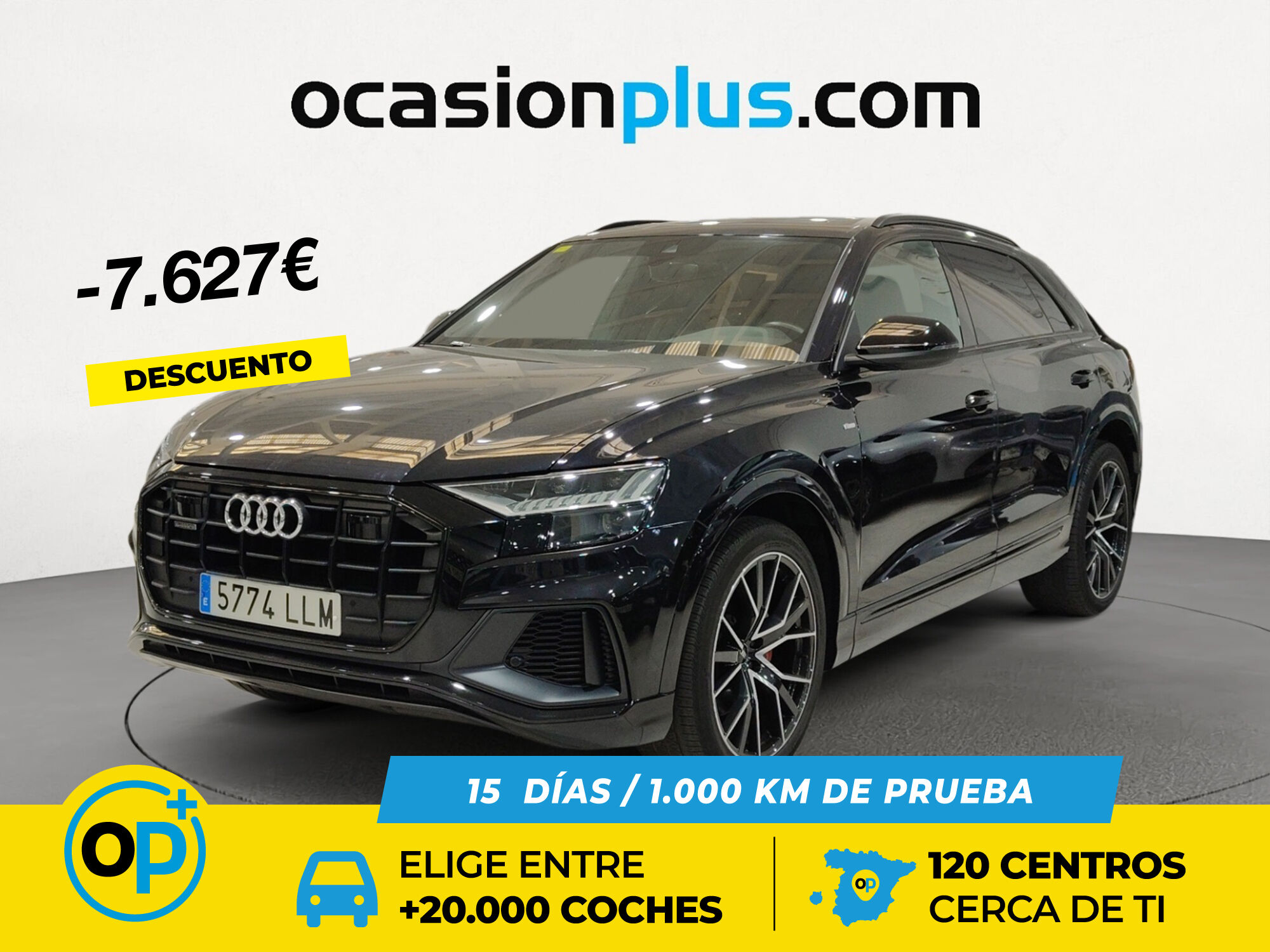 AUDI Q8 (Black line 50 TDI quattro 210 kW (286 CV) tiptronic) en Madrid