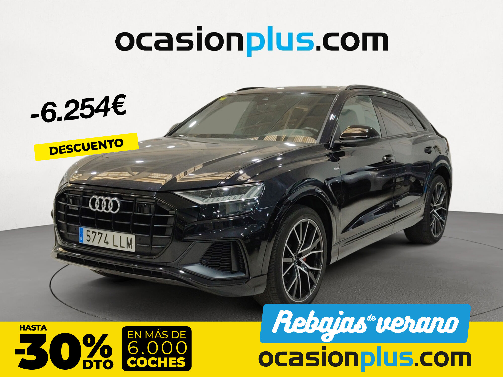 AUDI Q8 (Black line 50 TDI quattro 210 kW (286 CV) tiptronic) en Madrid