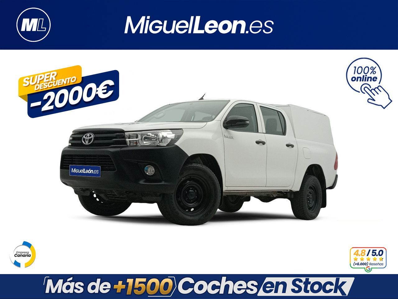 TOYOTA Hilux (2.4 150CV) en Palmas, Las