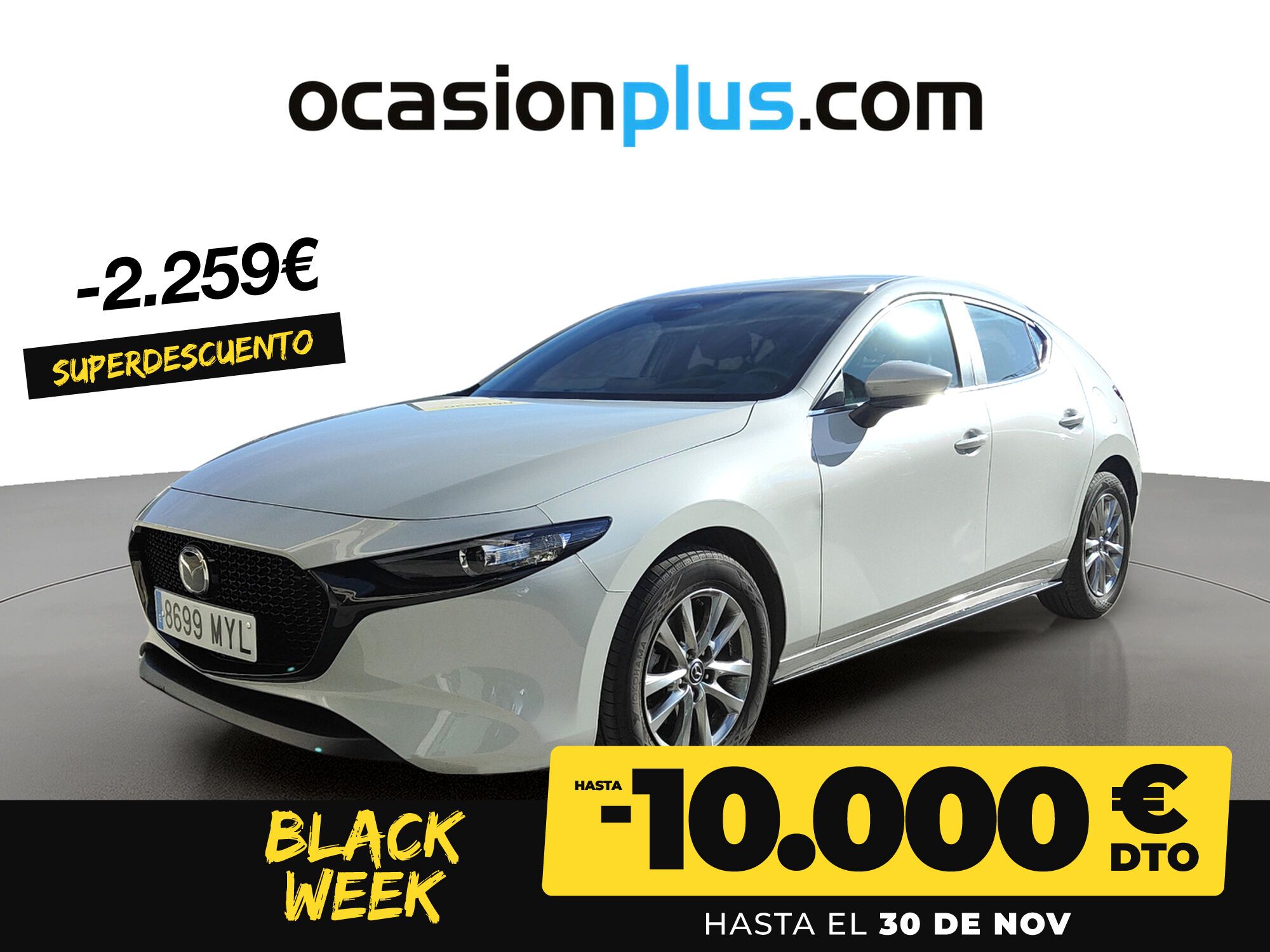 MAZDA Mazda3 (2.5L E-SKY G MHEV Prime-line 103 kW (140 CV)) en Madrid