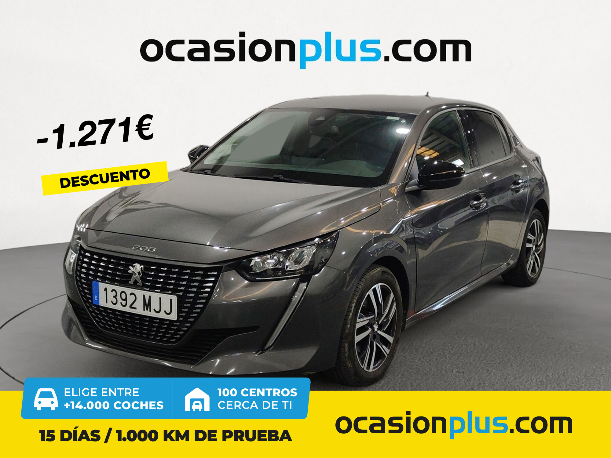 PEUGEOT 208 (PureTech 100 Allure 75 kW (100 CV)) en Madrid