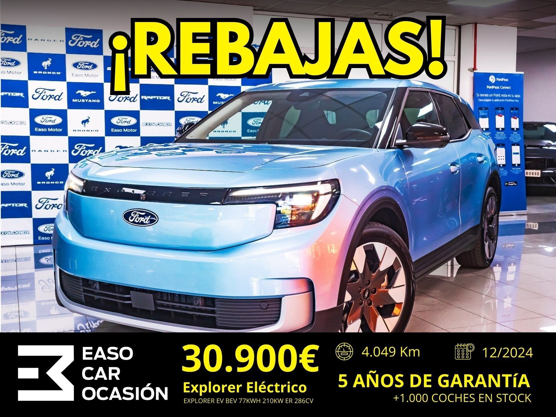 FORD Explorer (EXPLORER EV BEV 77KWH 210KW ER 286 5P) en Guipúzcoa