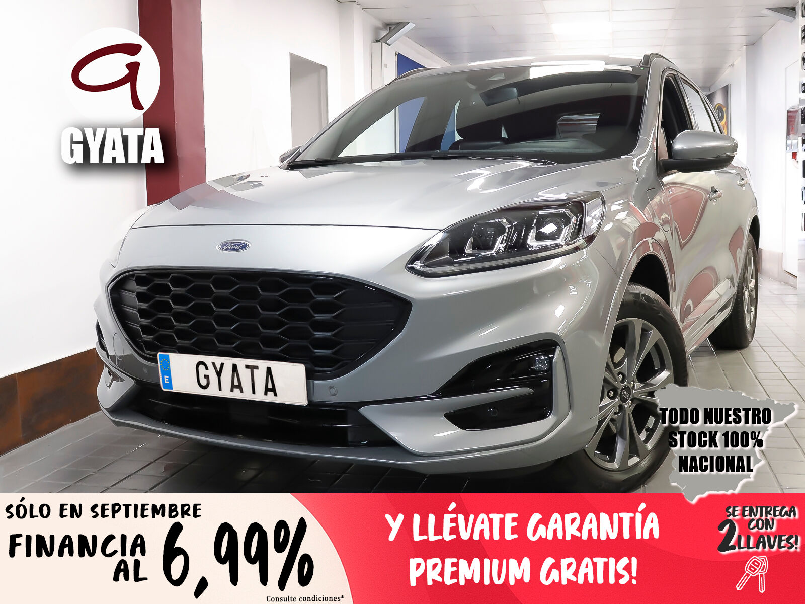 FORD Kuga (2.5 Duratec PHEV ST-Line Auto 165 kW (225 CV)) en Madrid