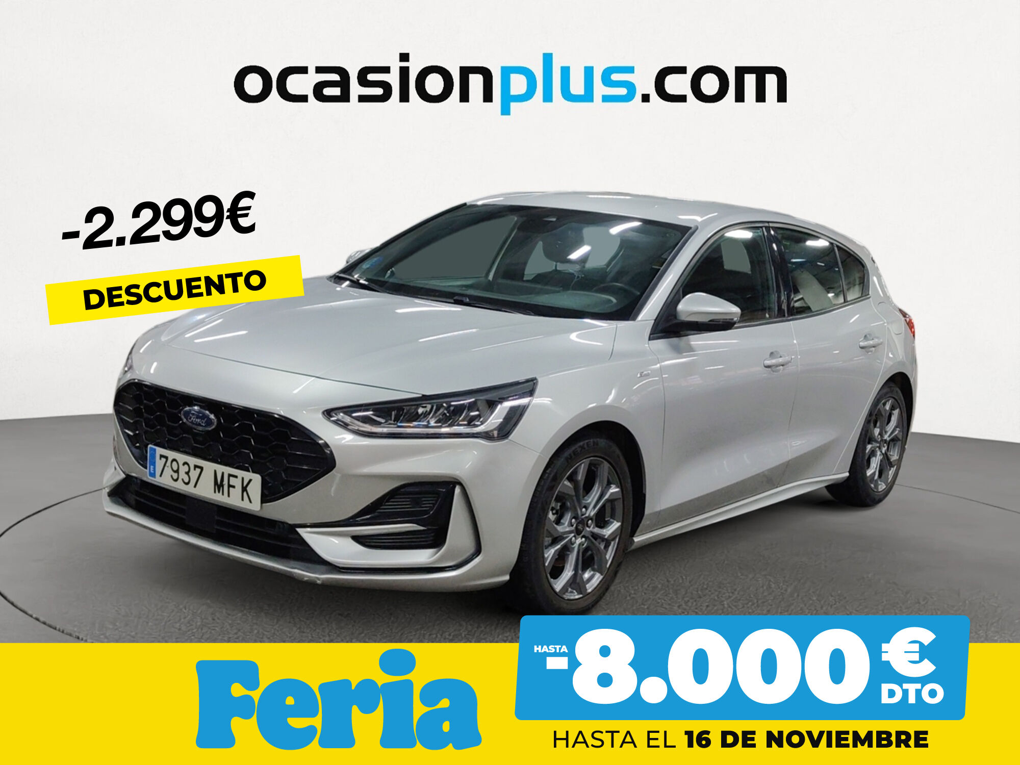 FORD Focus (1.0 Ecoboost MHEV ST-Line Auto 92 kW (125 CV)) en Madrid