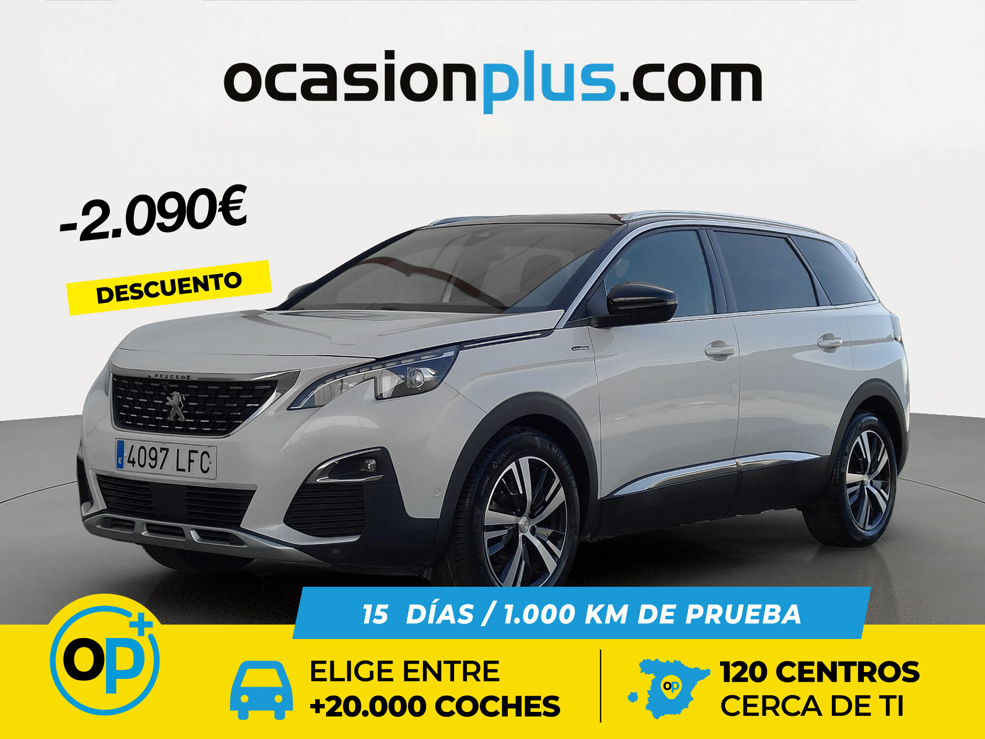 PEUGEOT 5008 (BlueHDI 130 S&S GT EAT8 96 kW (130 CV)) en Madrid