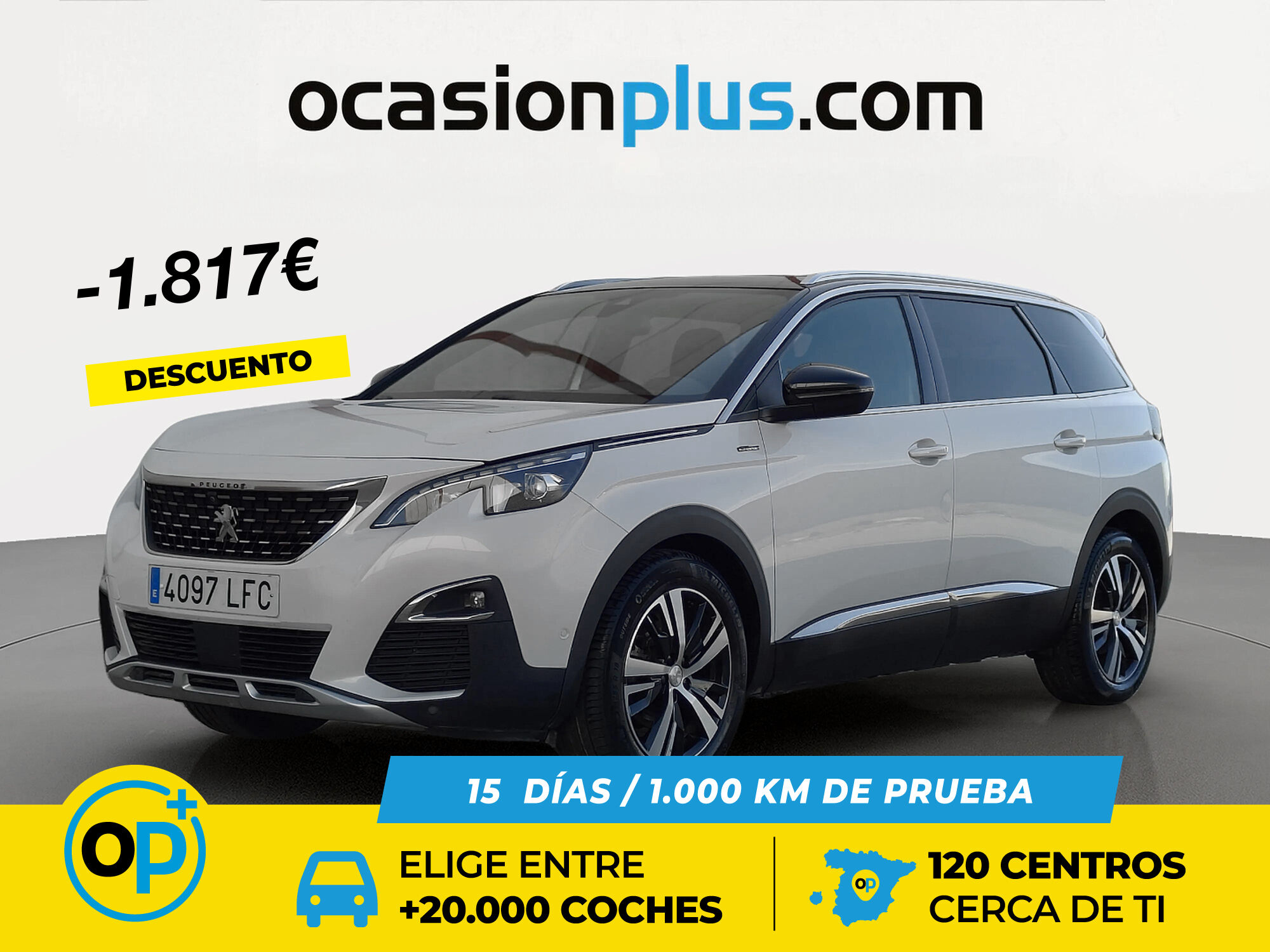 PEUGEOT 5008 (BlueHDI 130 S&S GT EAT8 96 kW (130 CV)) en Madrid