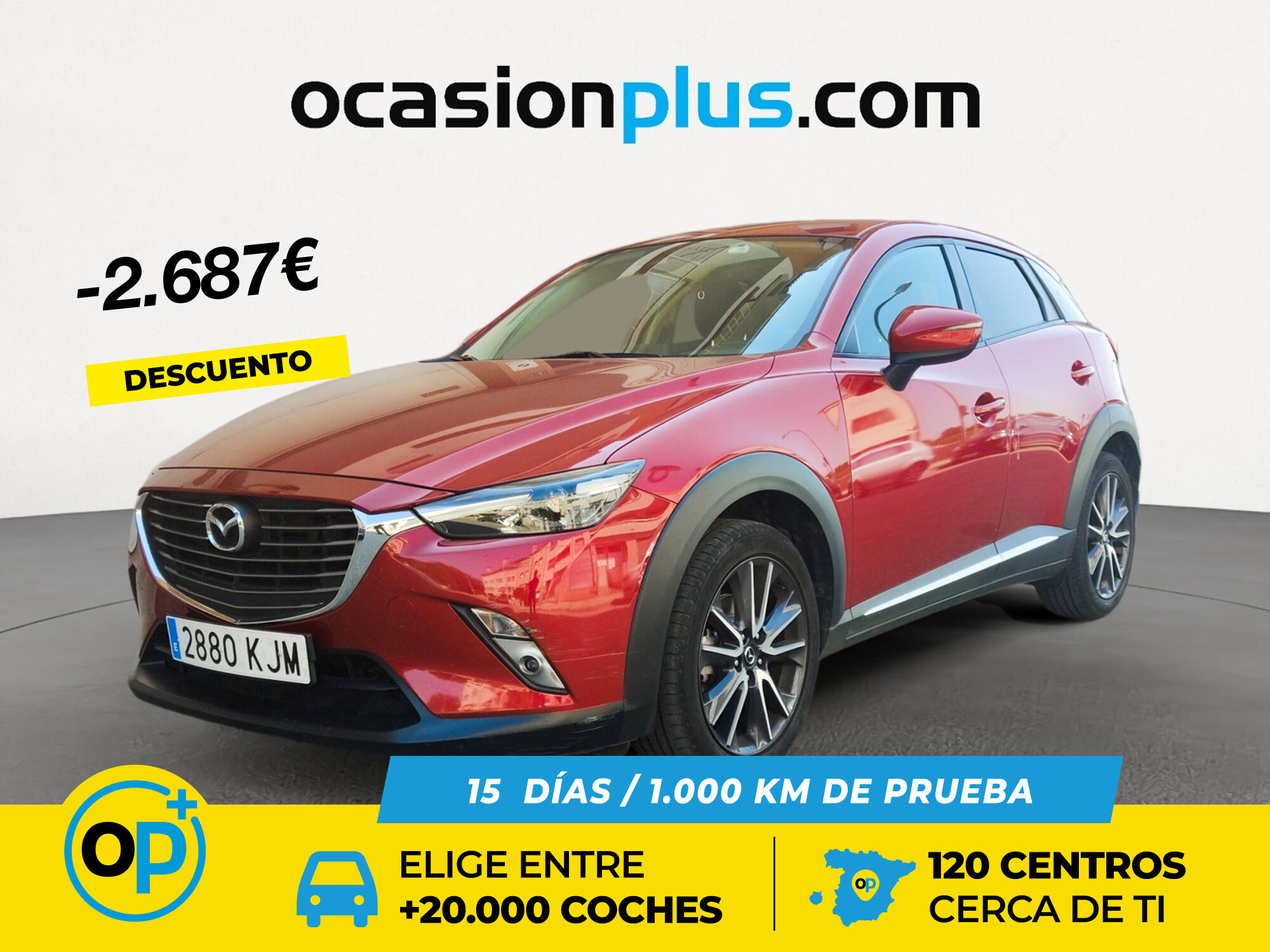 MAZDA CX-3 (2.0 SKYACTIV GE Luxury 2WD AT 88 kW (120 CV)) en Madrid