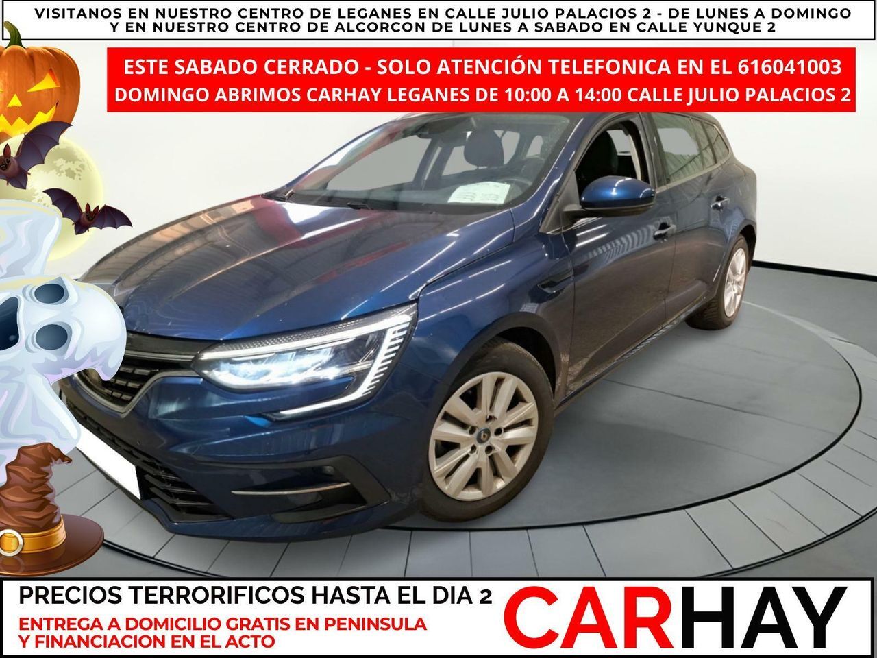 RENAULT Mégane (Estate 1.6 E-Tech Plug-in 160ch Business) en Madrid