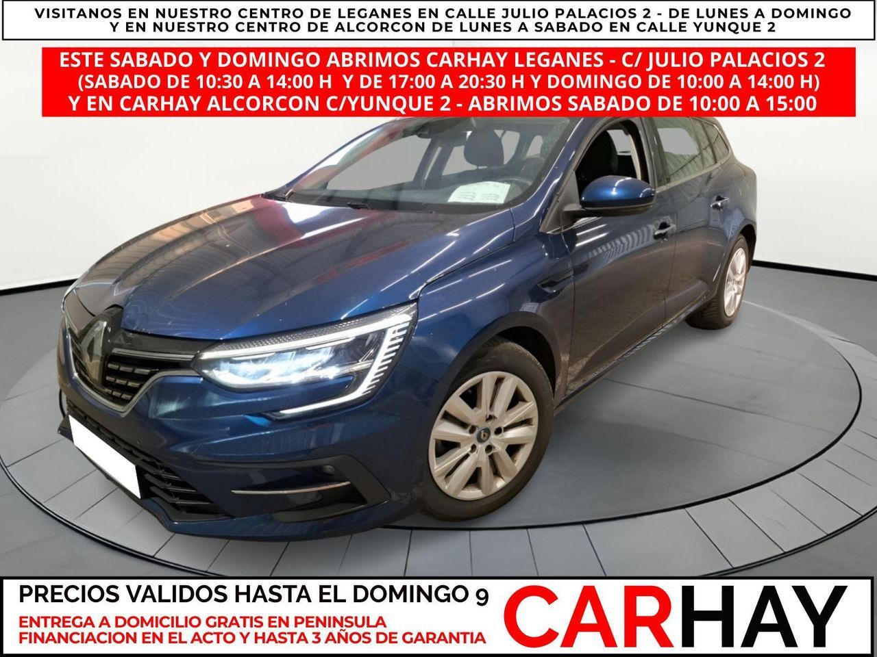 RENAULT Mégane (Estate 1.6 E-Tech Plug-in 160ch Business) en Madrid