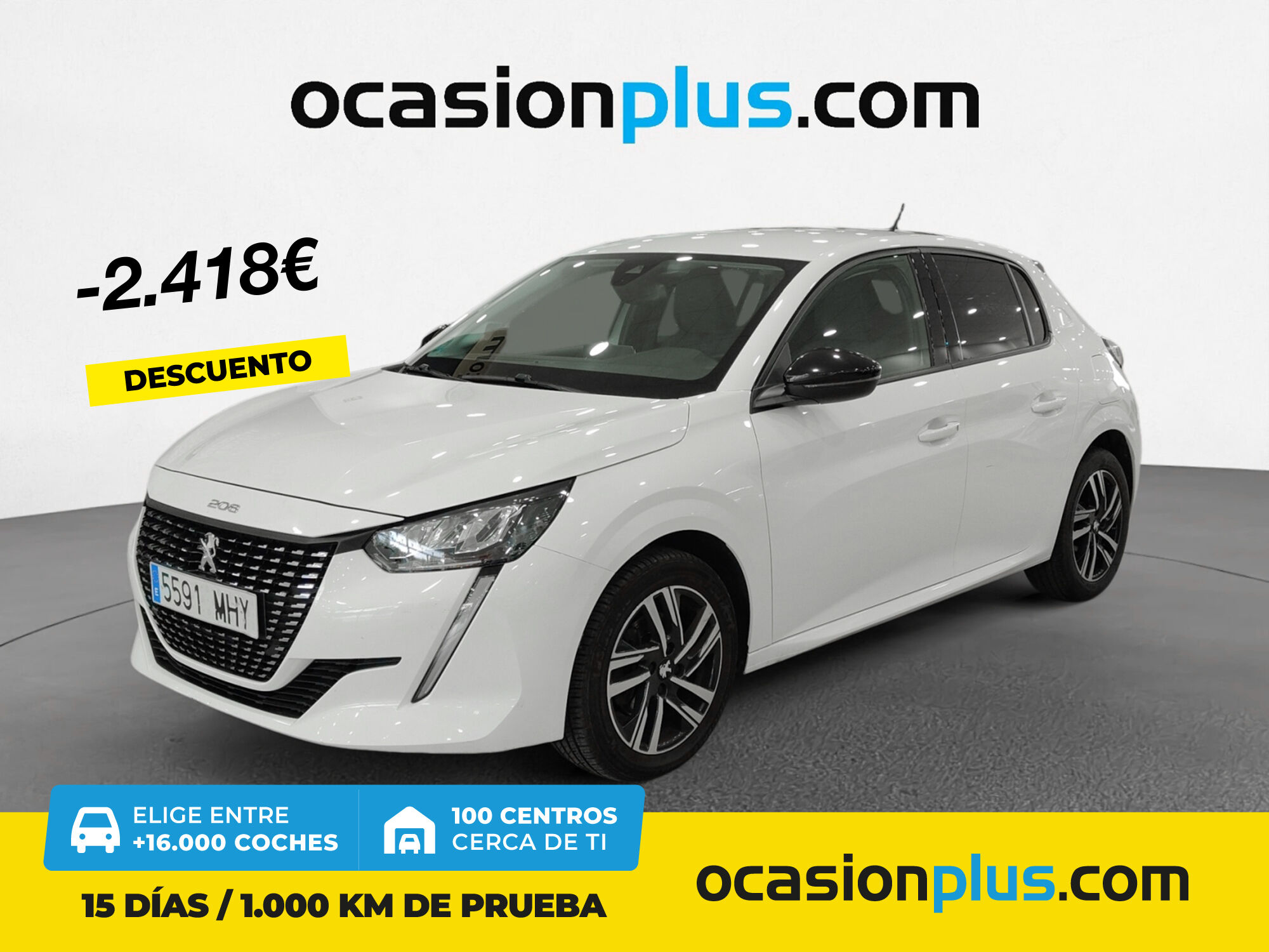 PEUGEOT 208 (PureTech 100 Allure 75 kW (100 CV)) en Madrid