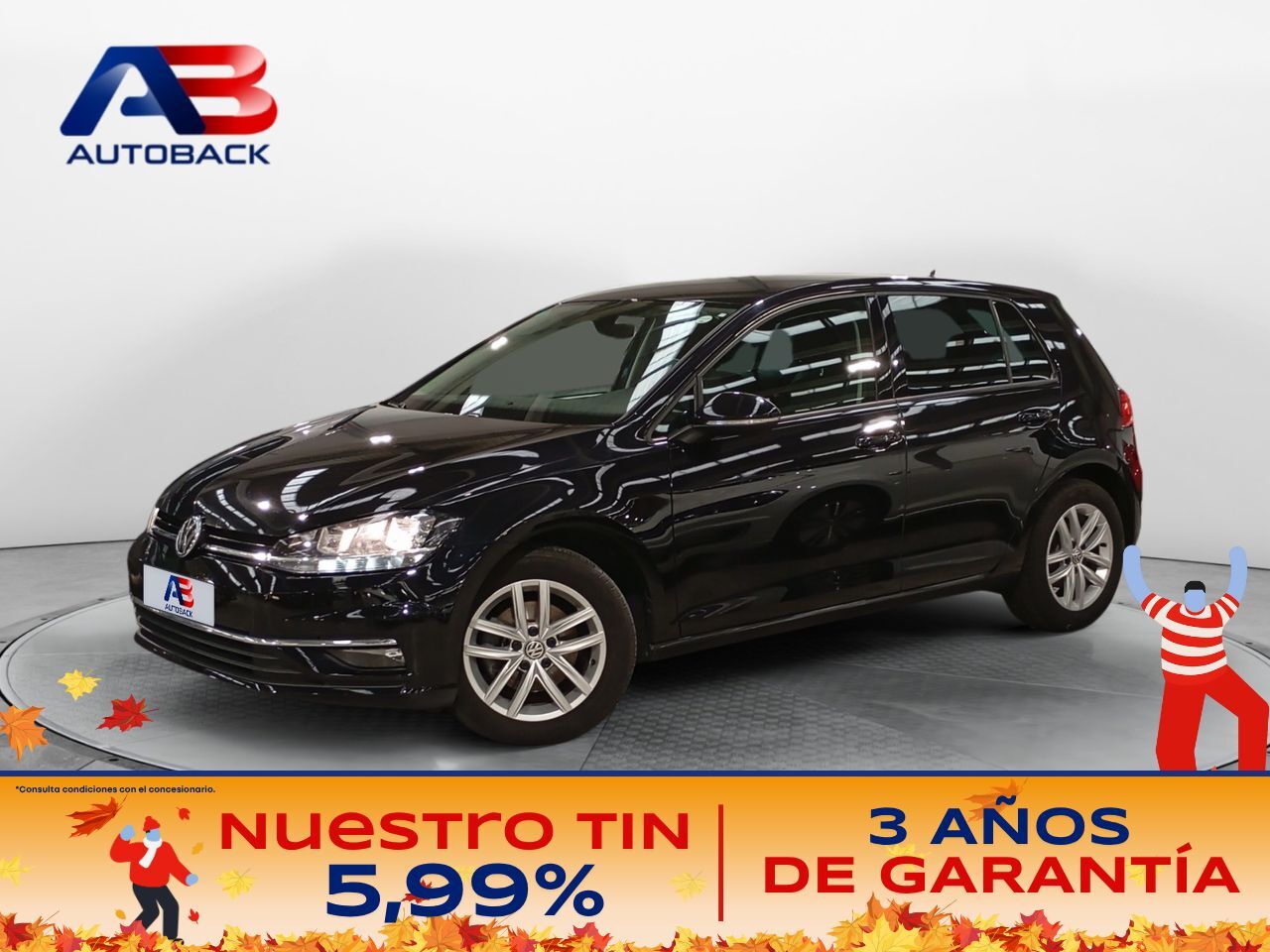 VOLKSWAGEN Golf (Advance 1.6 TDI BMT) en Madrid