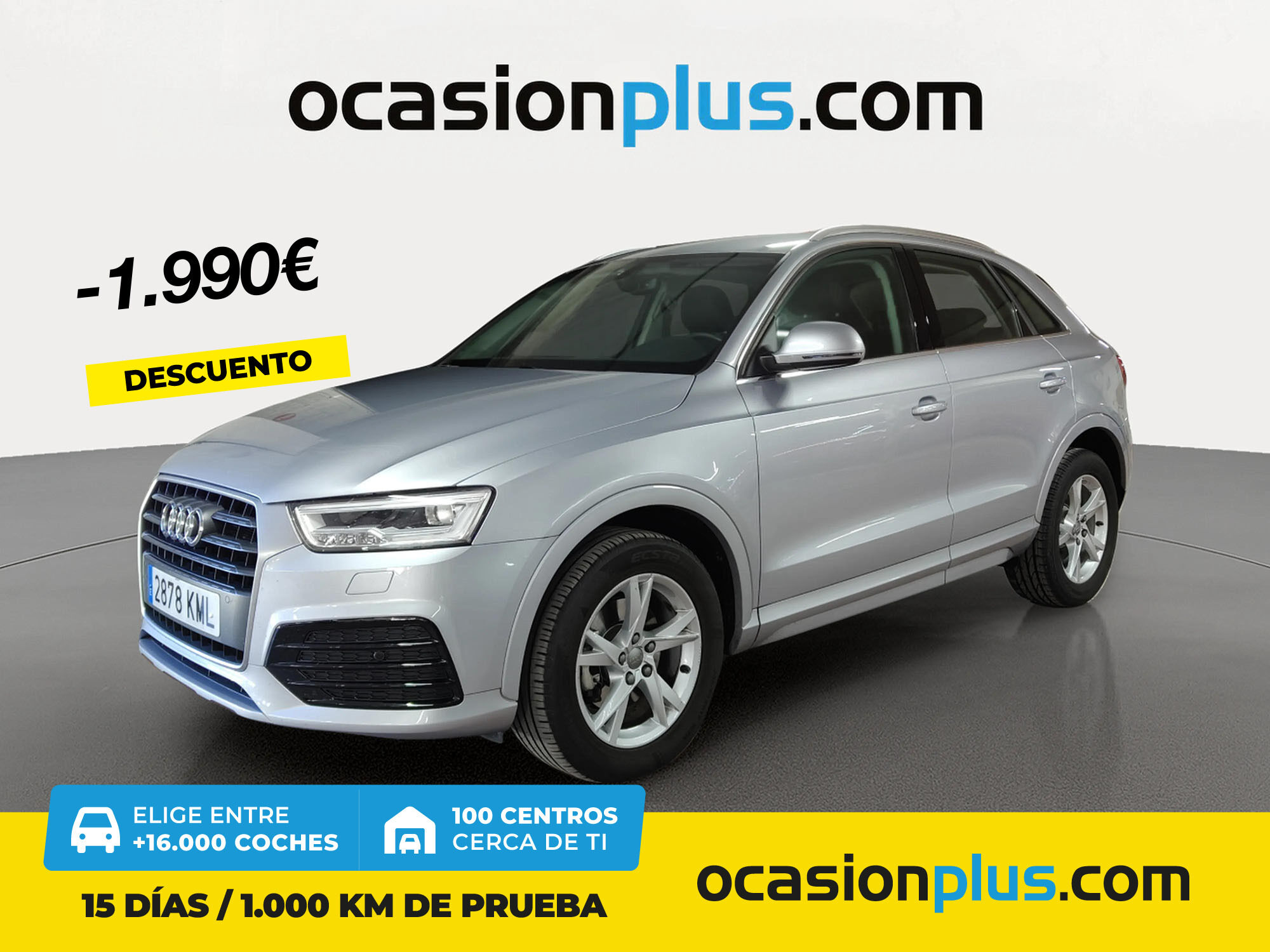 AUDI Q3 (sport edition 2.0 TDI 88 kW (120 CV)) en Madrid