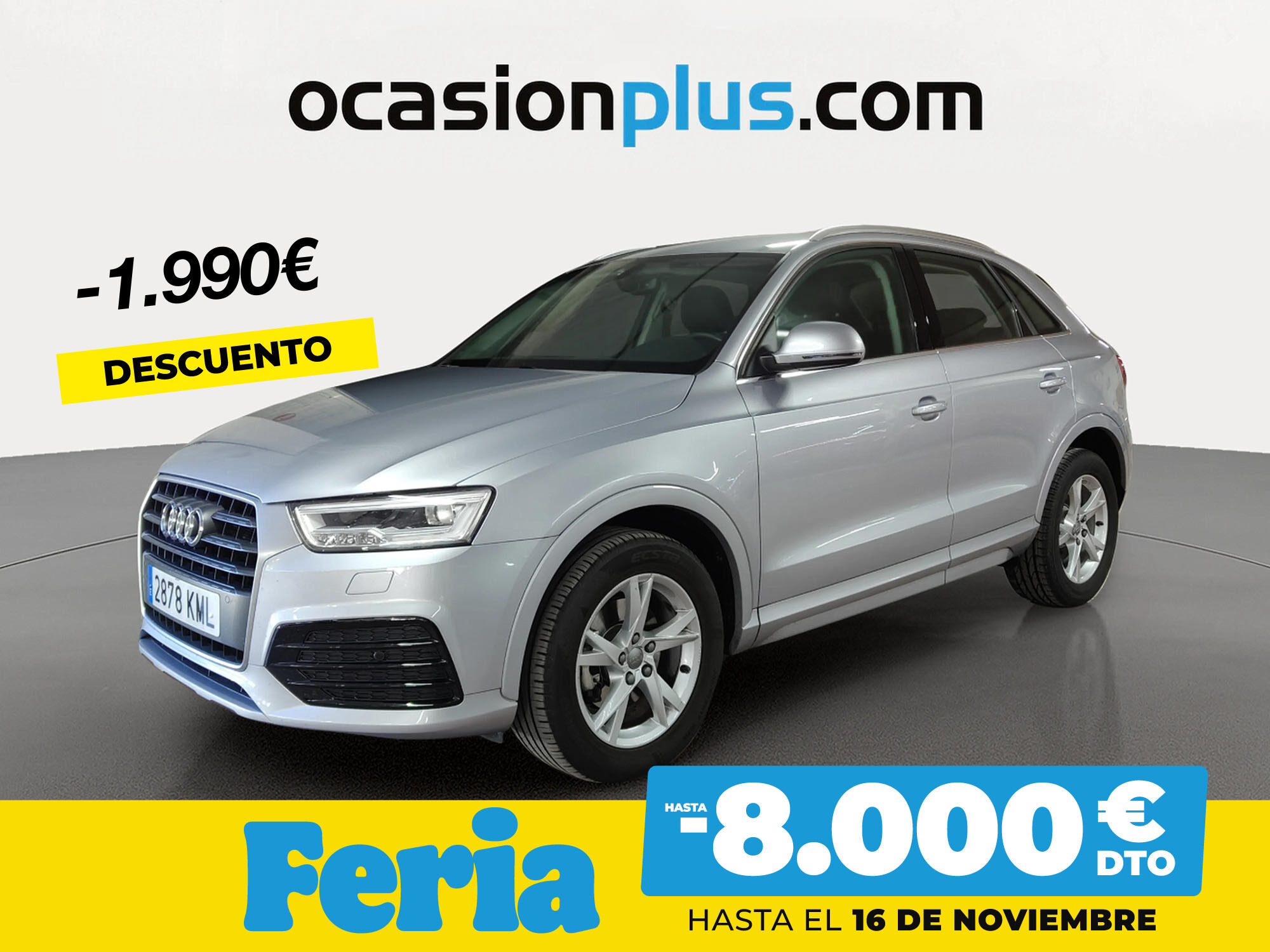 AUDI Q3 (sport edition 2.0 TDI 88 kW (120 CV)) en Madrid