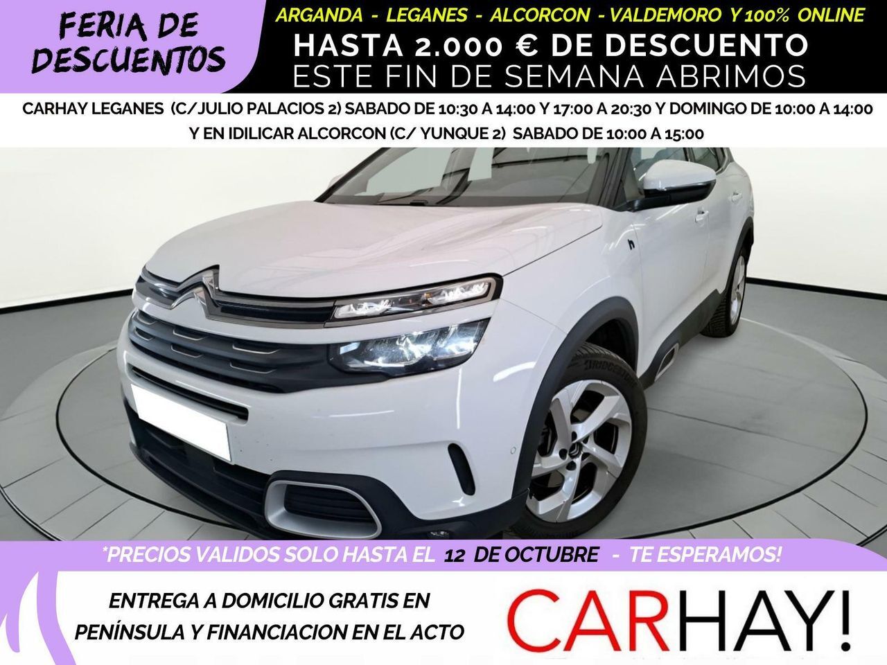 CITROEN C5 Aircross (AIRCROSS BUSINESS HYBRID 1.6 225CV BVA8) en Madrid