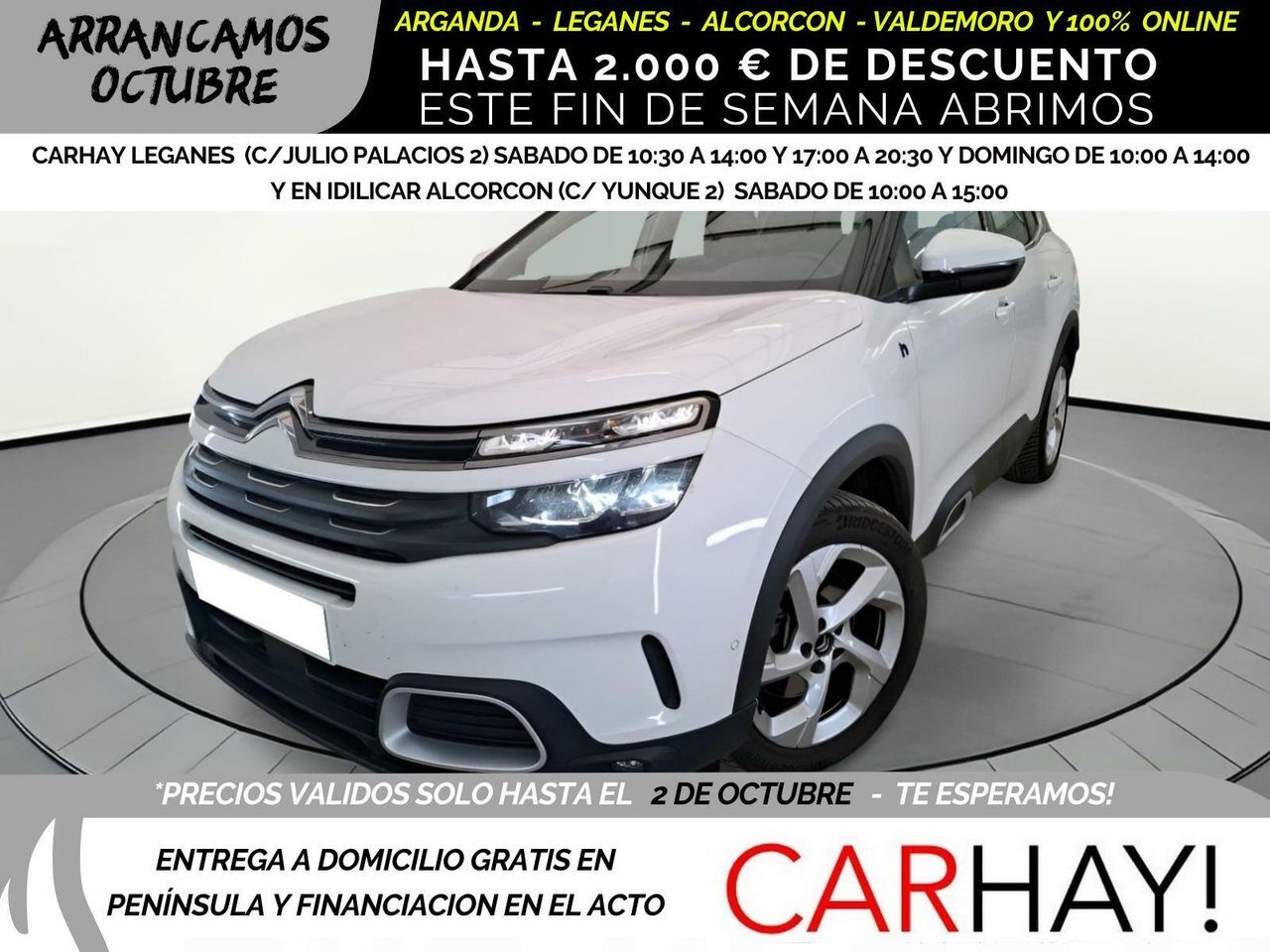 CITROEN C5 Aircross (AIRCROSS BUSINESS HYBRID 1.6 225CV BVA8) en Madrid