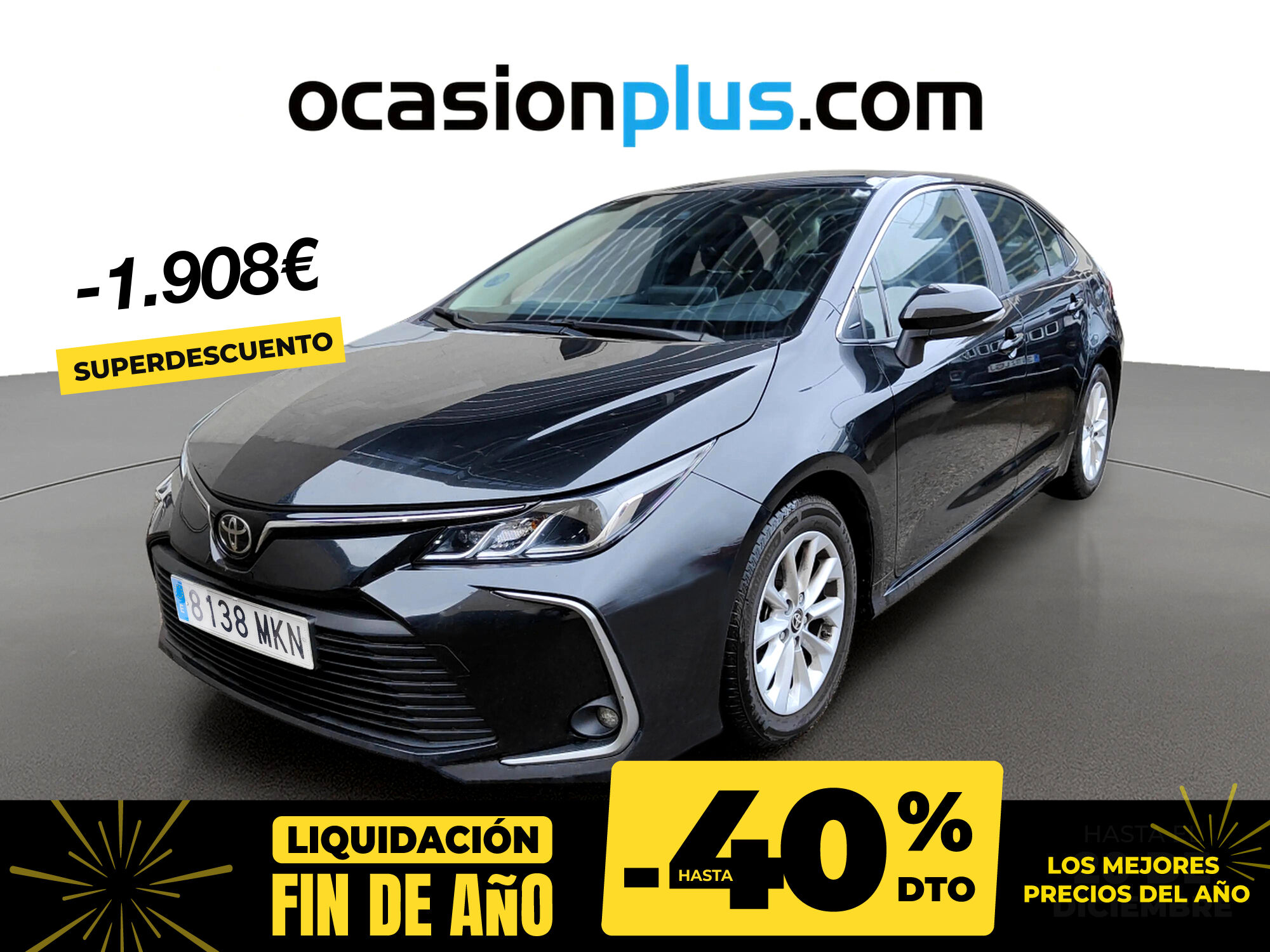 TOYOTA Corolla (1.5 125 Active Plus Sedan 92 kW (125 CV)) en Madrid