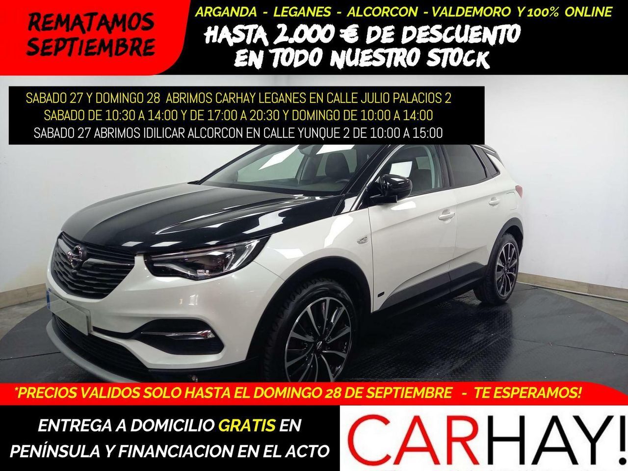 OPEL Grandland (HYB 300CV 4X4 ULT AT8) en Madrid
