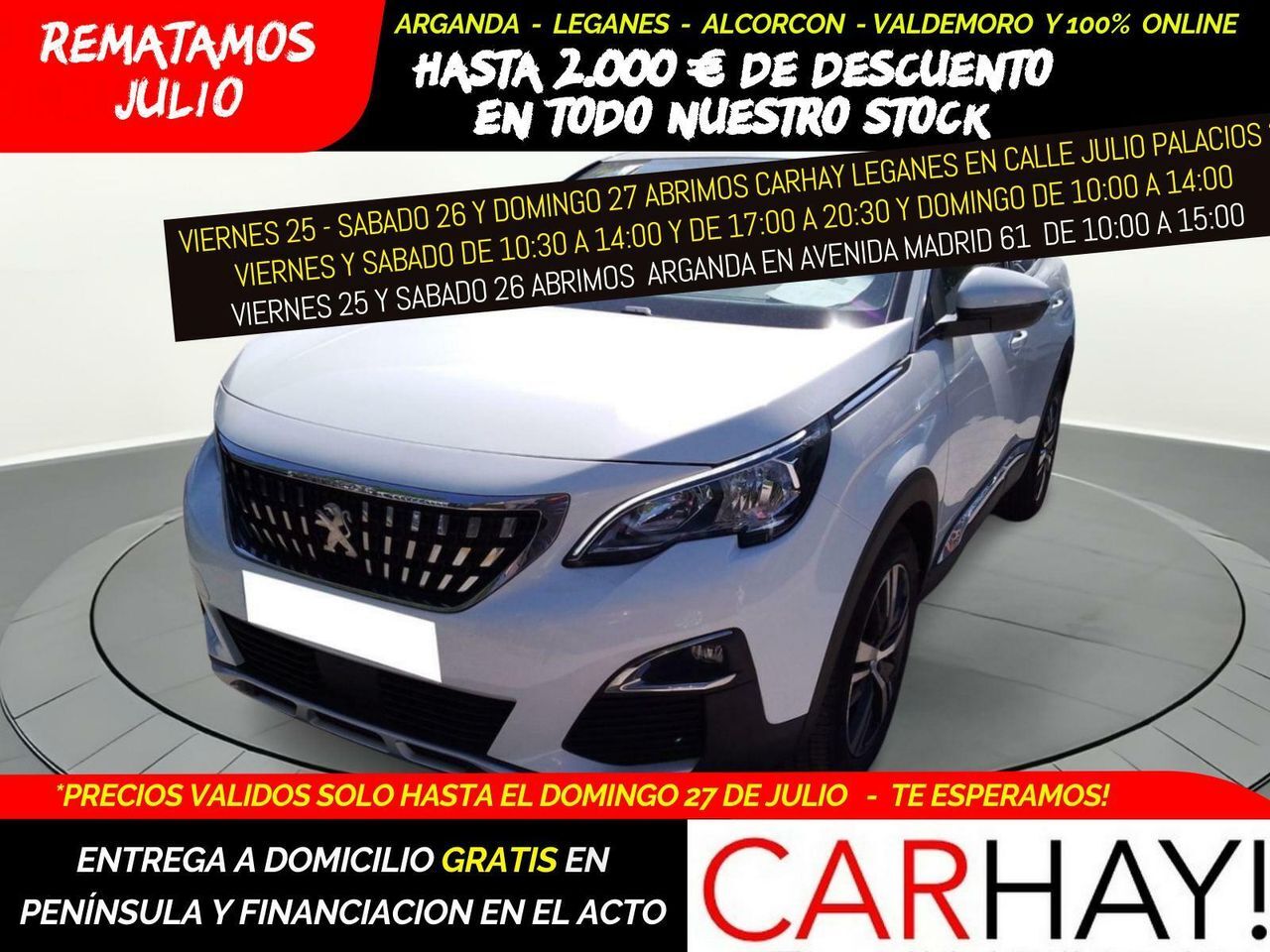 PEUGEOT 3008 SUV (ALLURE 1.5 HDI 130CV MT6 E6DT) en Madrid