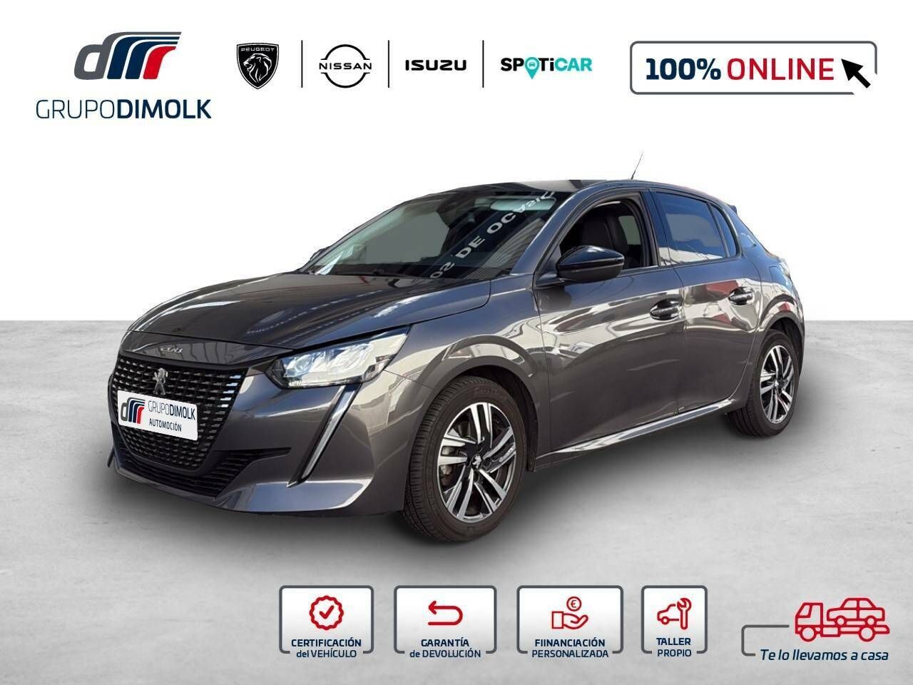 PEUGEOT 208 (1.2 Gasolina 100CV EAT8 Allure Pack Automático) en Coruña, A