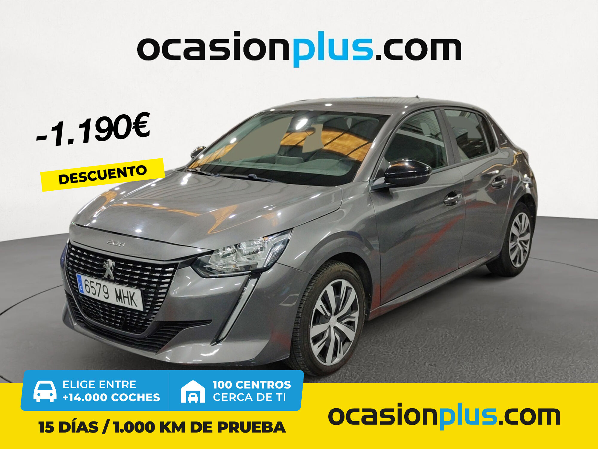 PEUGEOT 208 (PureTech 100 Active Pack 75 kW (100 CV)) en Madrid