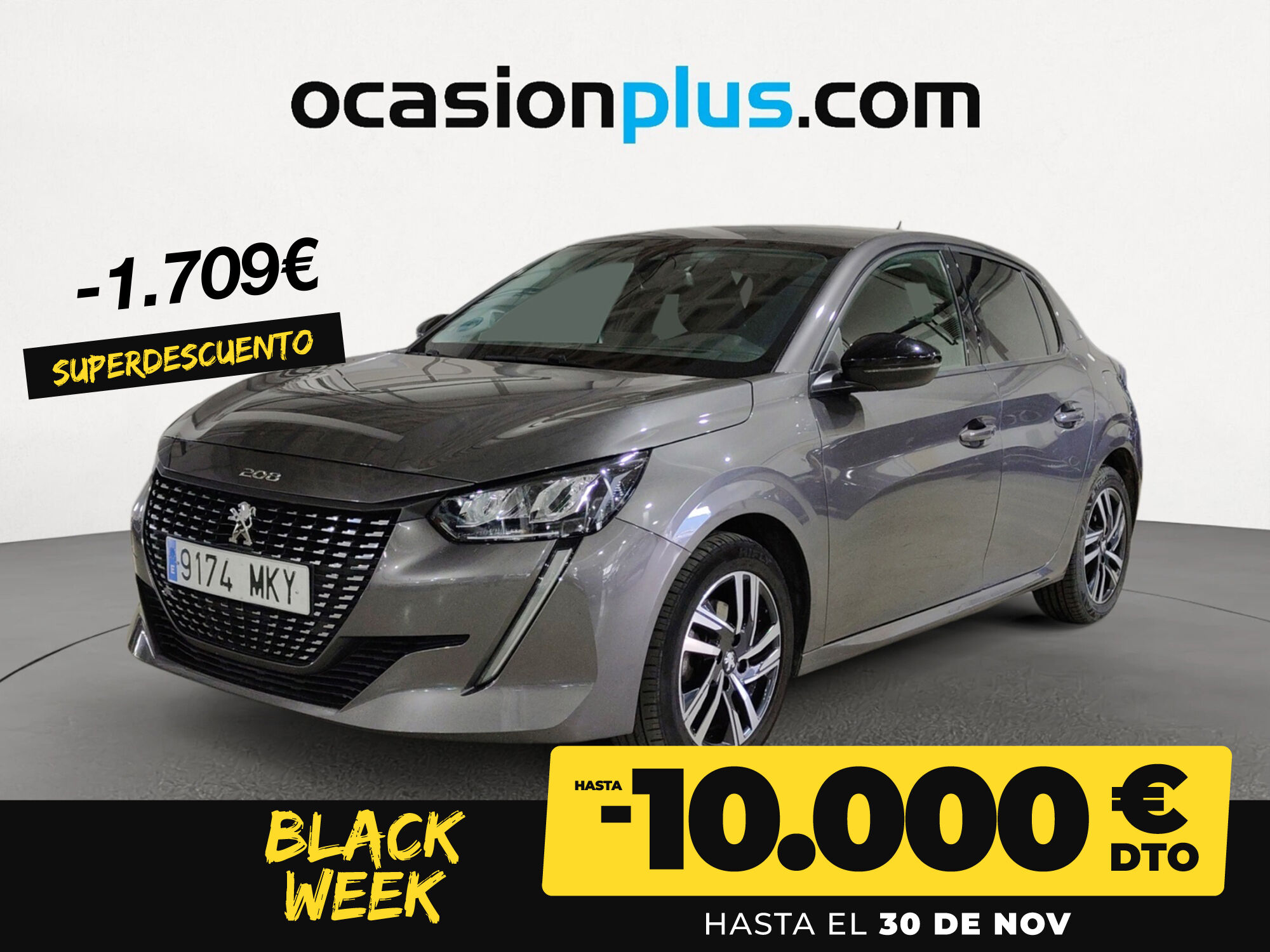 PEUGEOT 208 (PureTech 100 Allure 75 kW (100 CV)) en Madrid