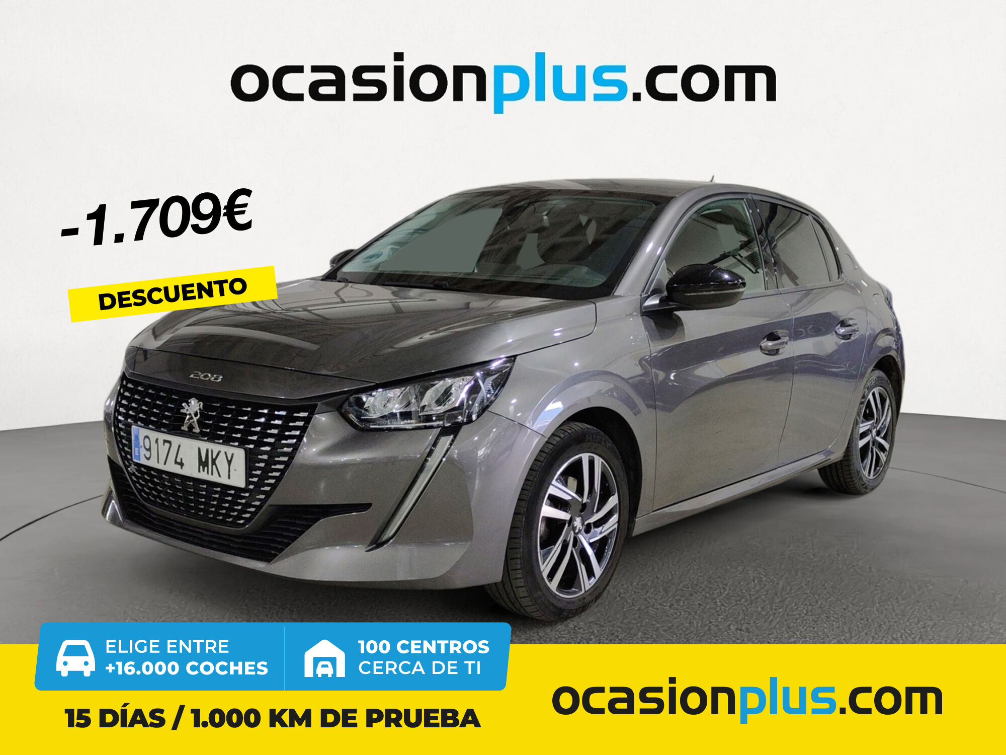 PEUGEOT 208 (PureTech 100 Allure 75 kW (100 CV)) en Madrid