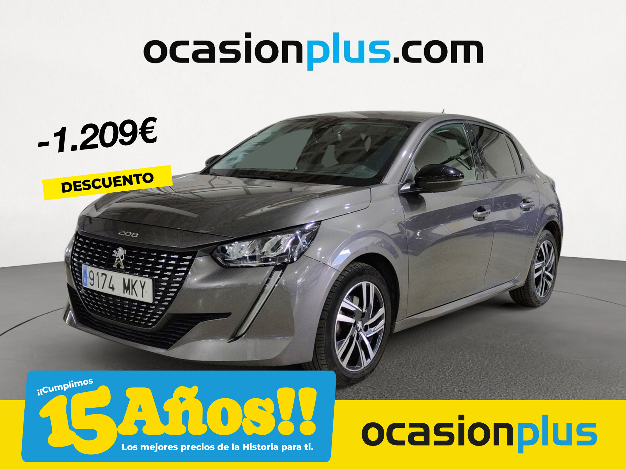 PEUGEOT 208 (PureTech 100 Allure 75 kW (100 CV)) en Madrid