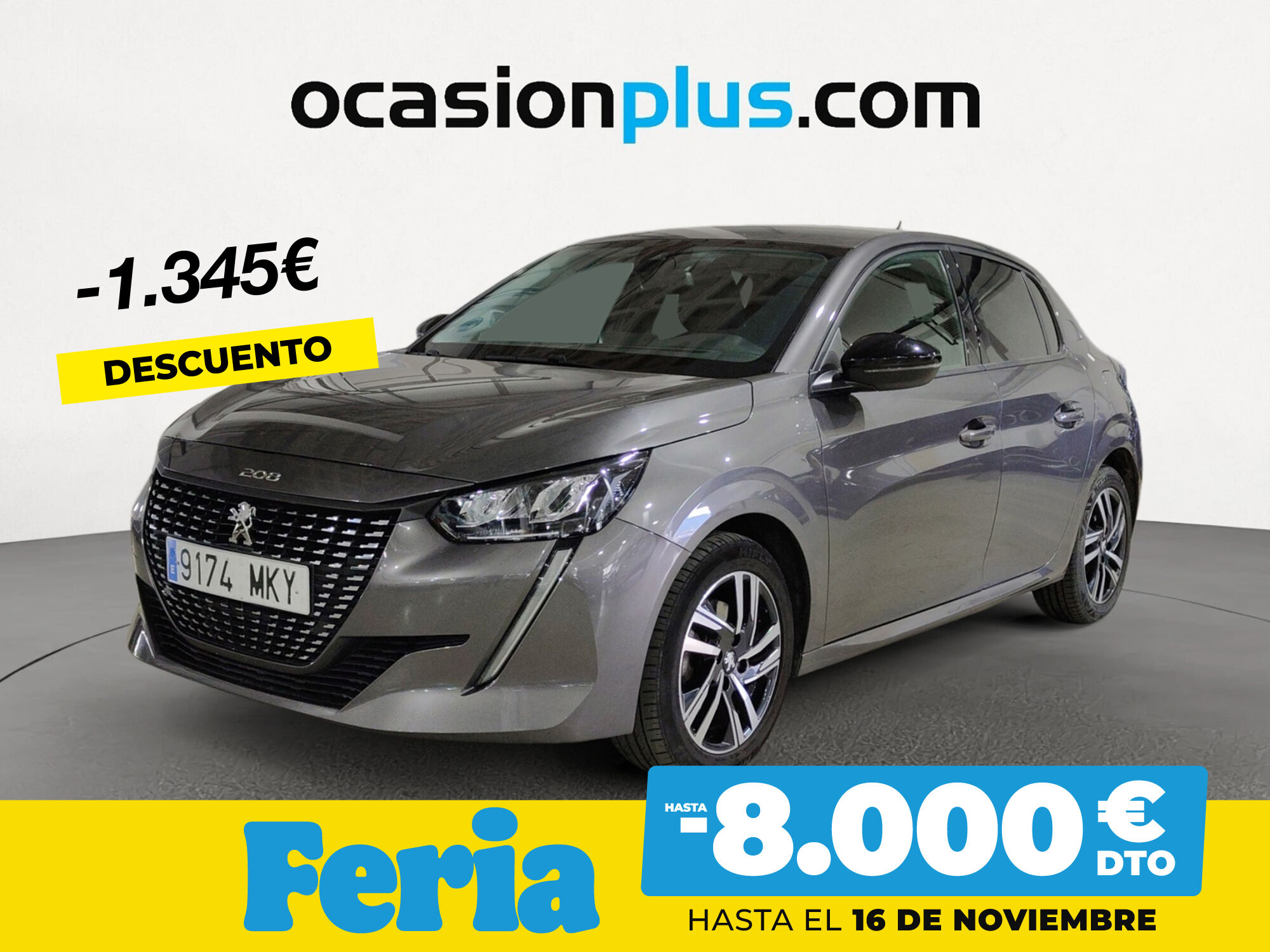 PEUGEOT 208 (PureTech 100 Allure 75 kW (100 CV)) en Madrid