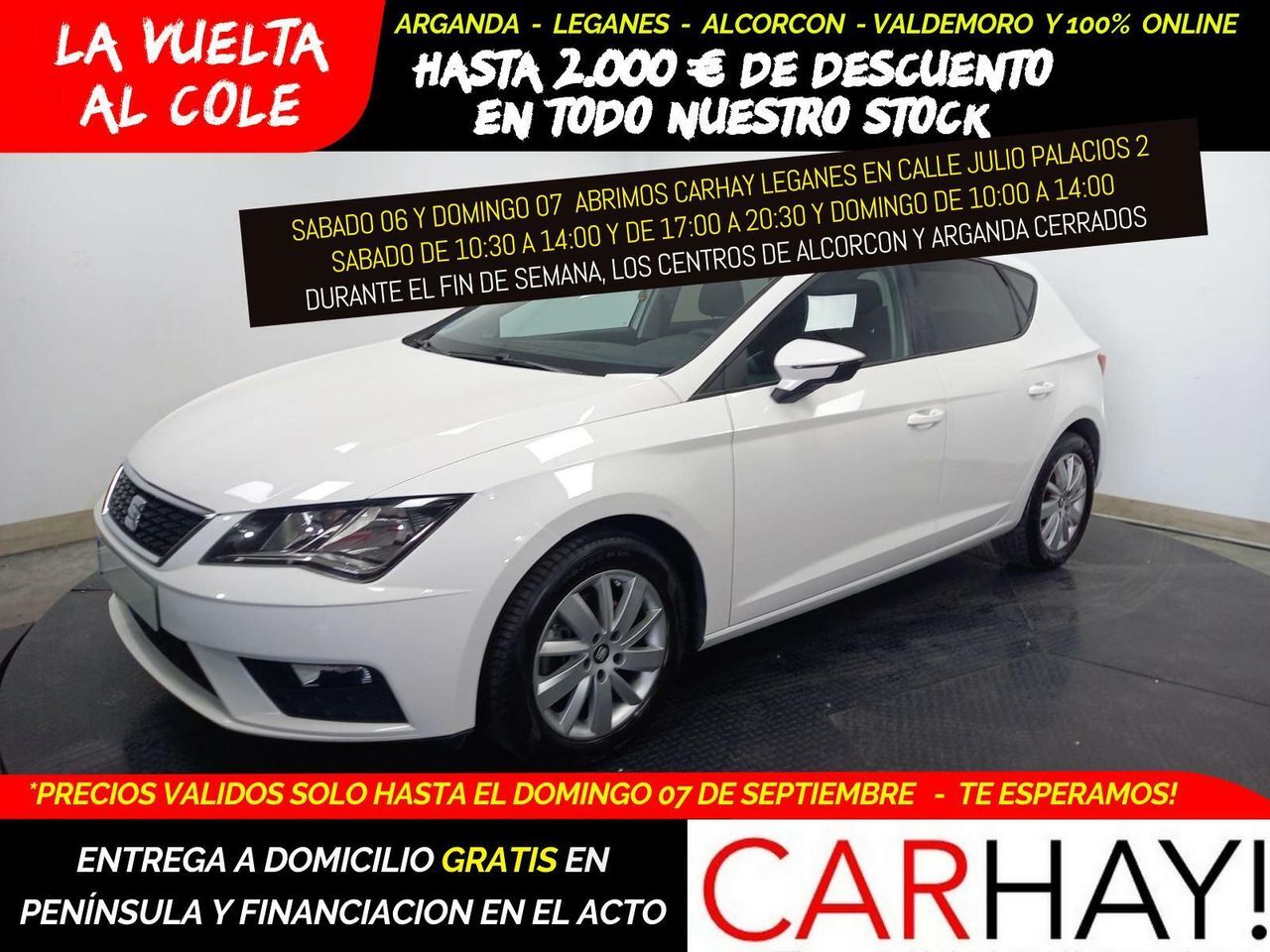 SEAT León (1.4 TGI GNC St&Sp Reference Plus) en Madrid